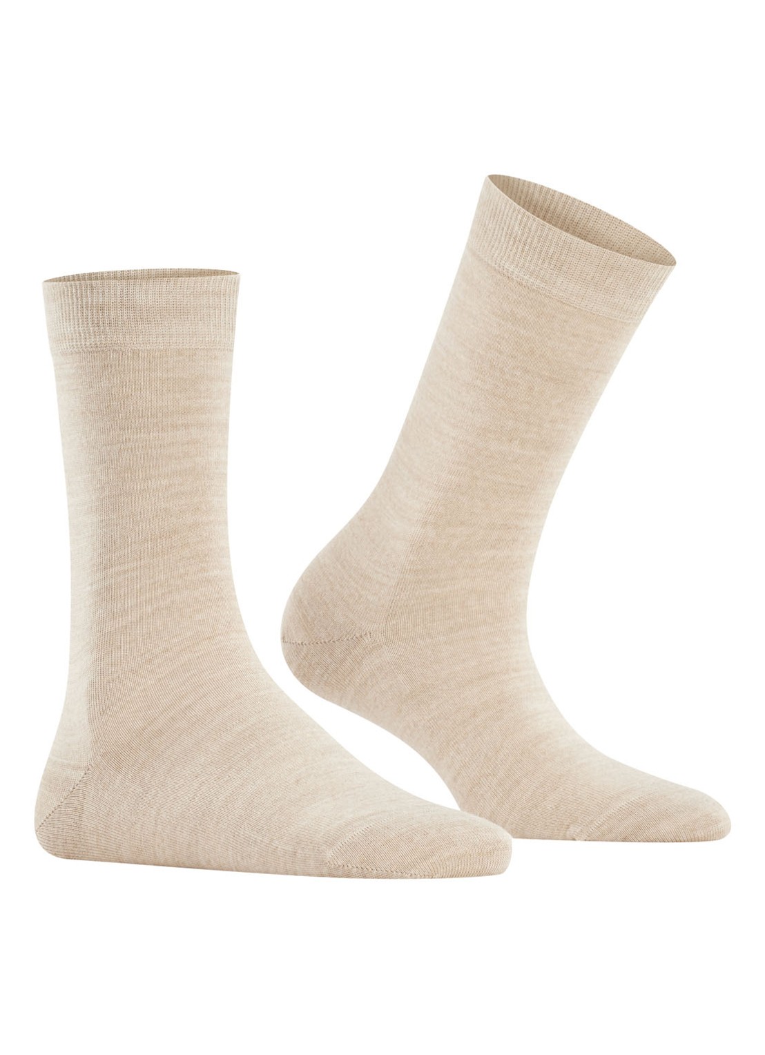 Falke Sofmerino sokken - voorkant 6 beige