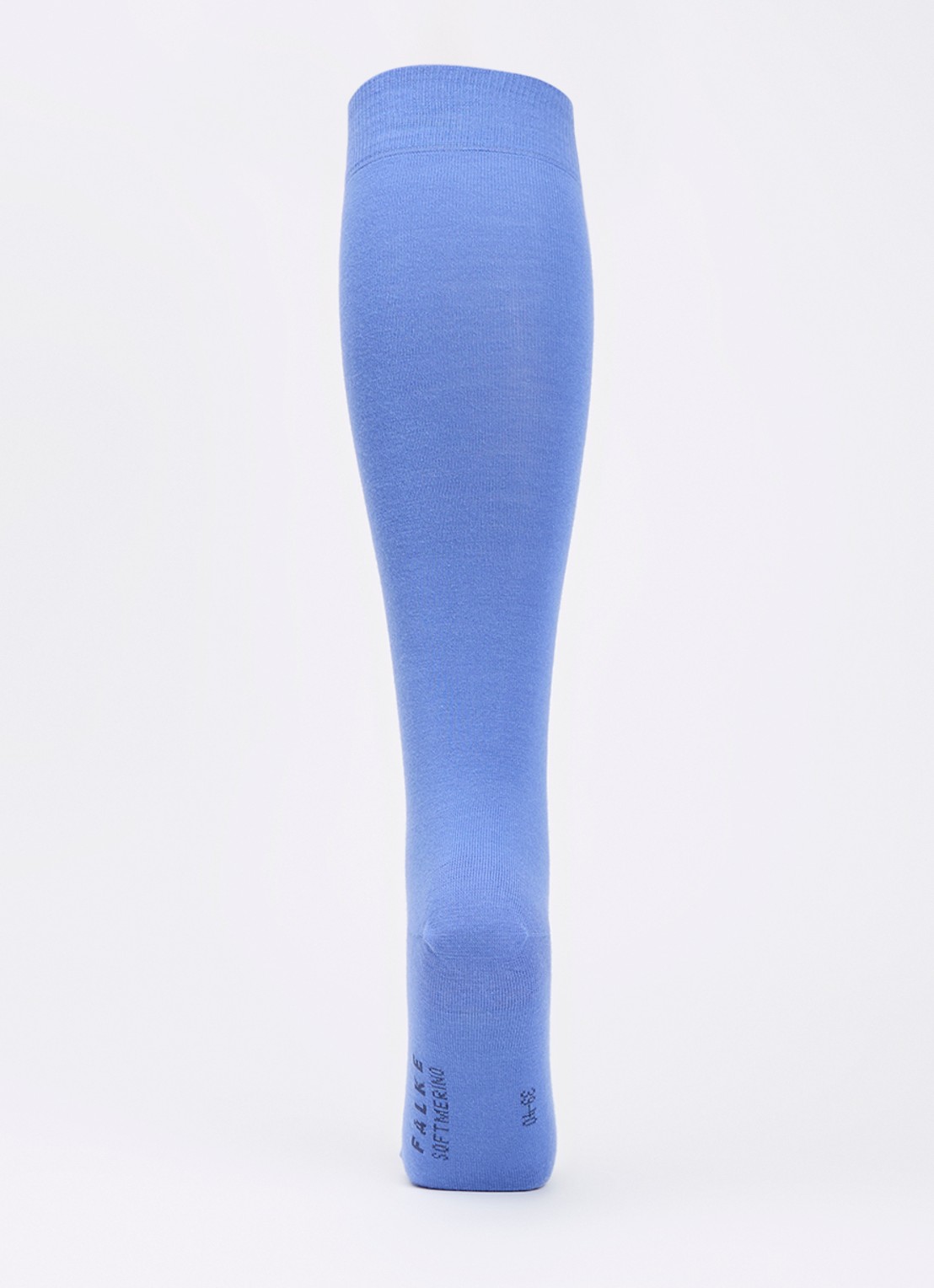 Falke Softmerino kniekousen in wolblend - voorkant 3 lavendel