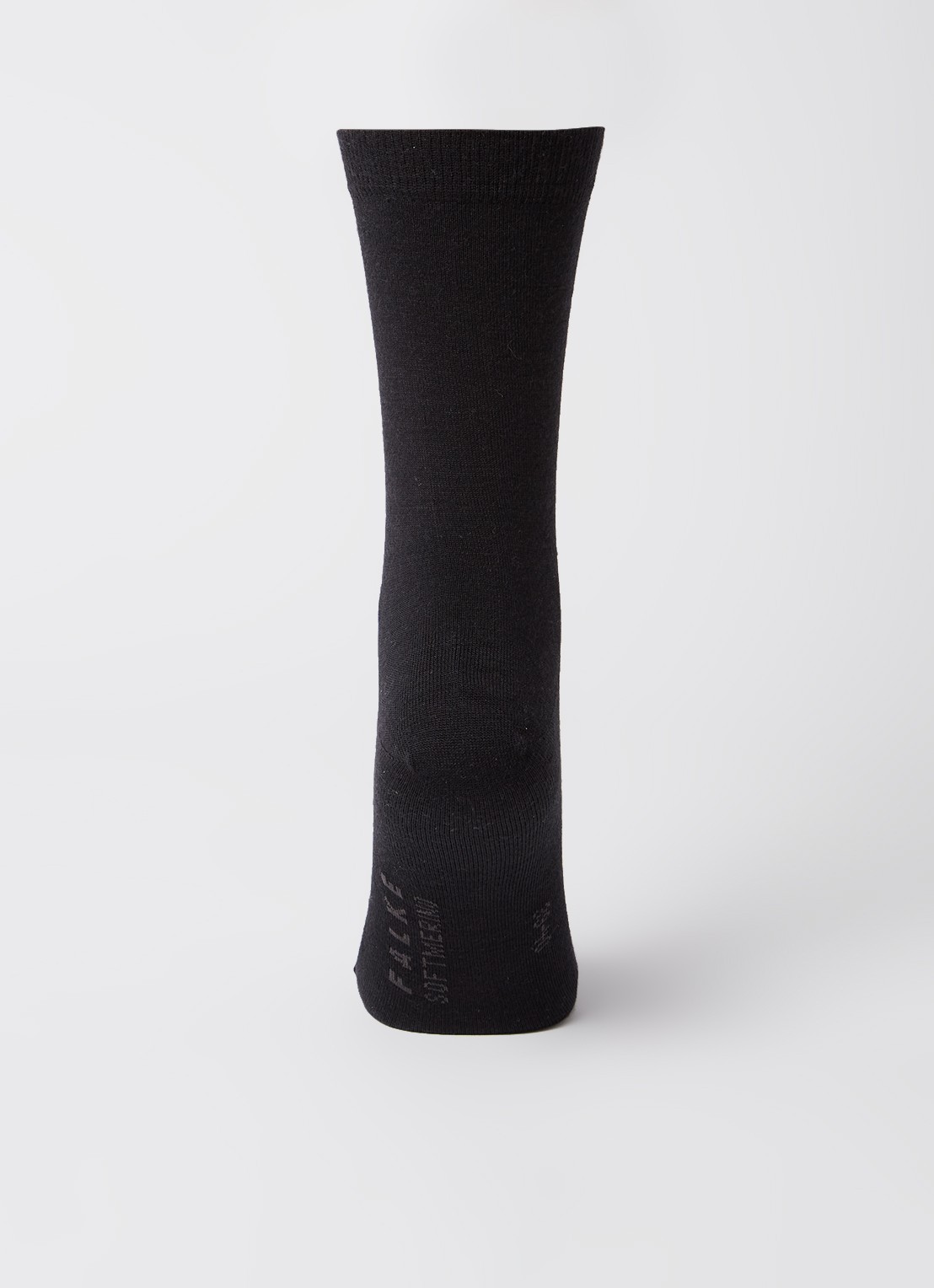 Falke Softmerino sokken 2-pack - voorkant 2 zwart