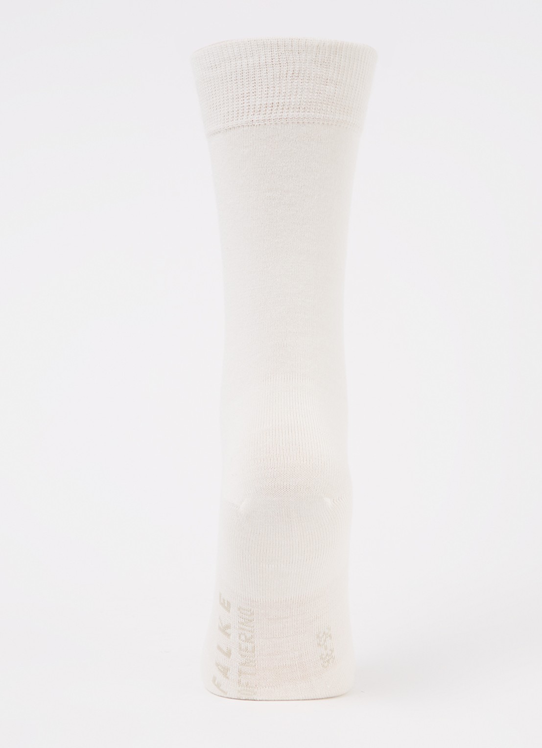 Falke Softmerino sokken in scheerwolblend - voorkant 4 ivoor
