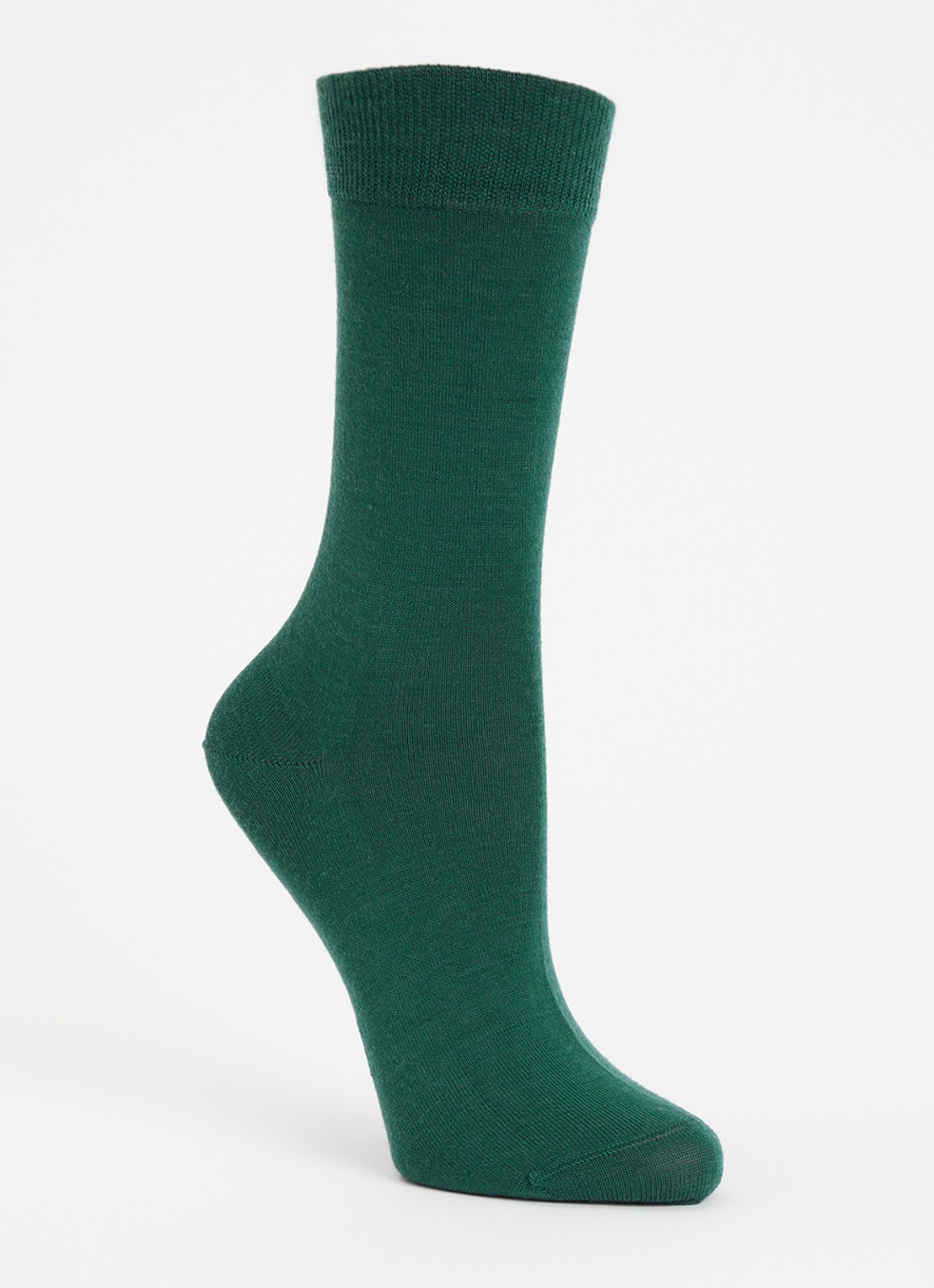 Falke Softmerino sokken in wolblend - voorkant beige