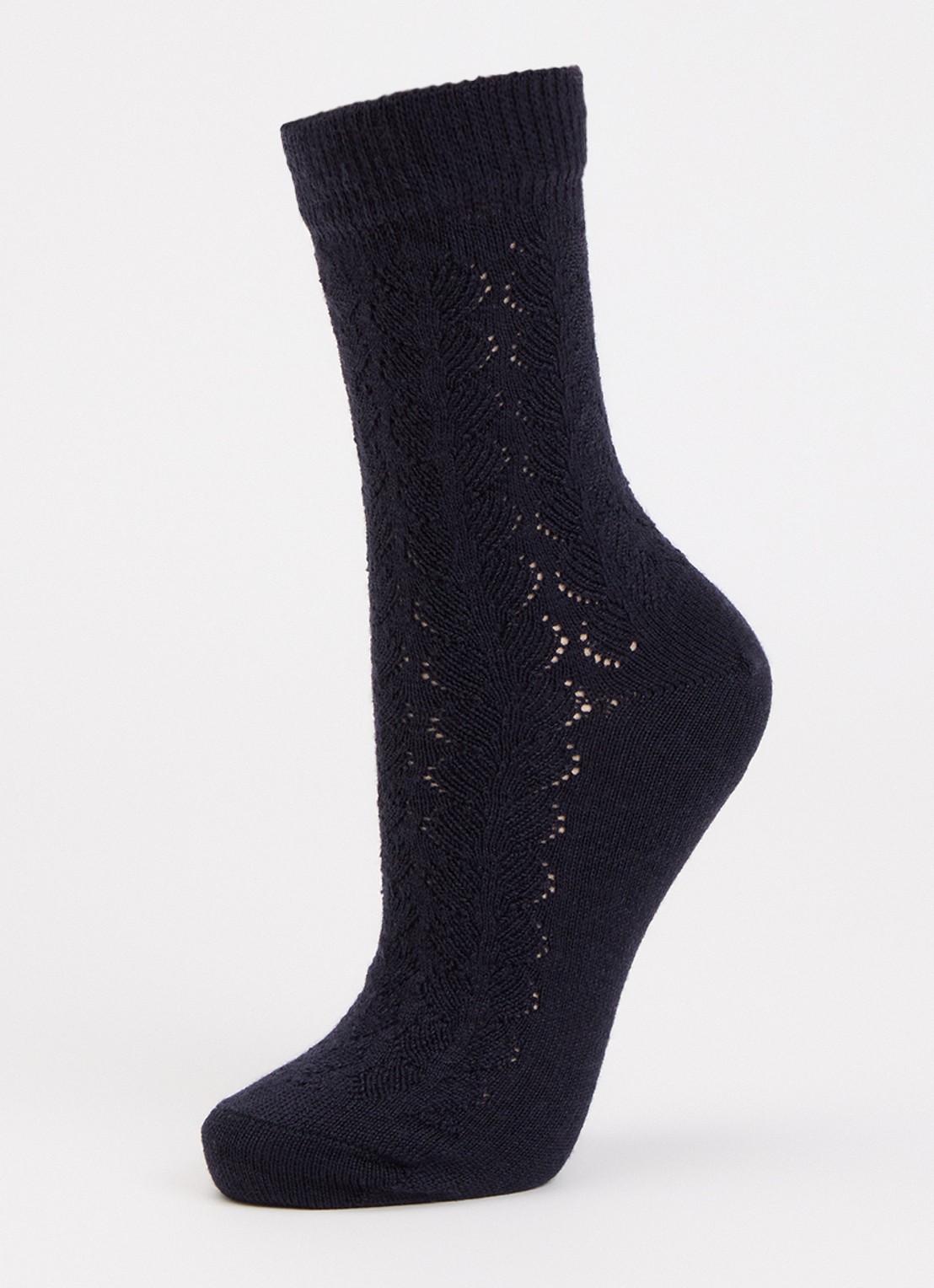 Falke Softmerino Special Edition sokken in wolblend - detail 3 donkerblauw