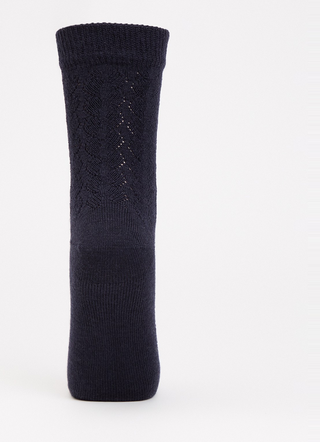 Falke Softmerino Special Edition sokken in wolblend - voorkant 2 donkerblauw