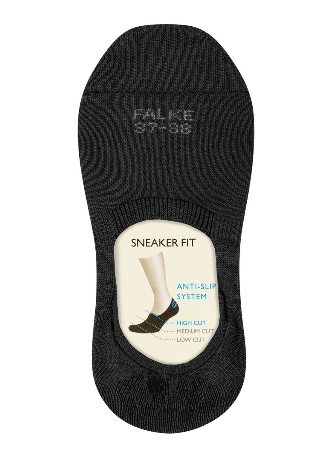 Falke Step sneakersokken met anti-slip - detail 5 zwart