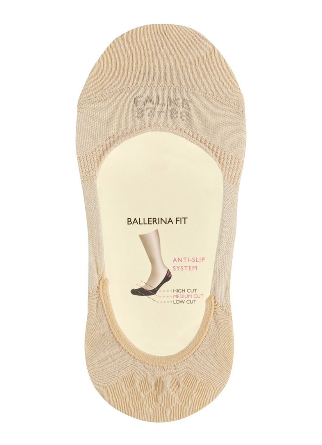 Falke Step sneakersokken met anti-slip - detail 3 beige