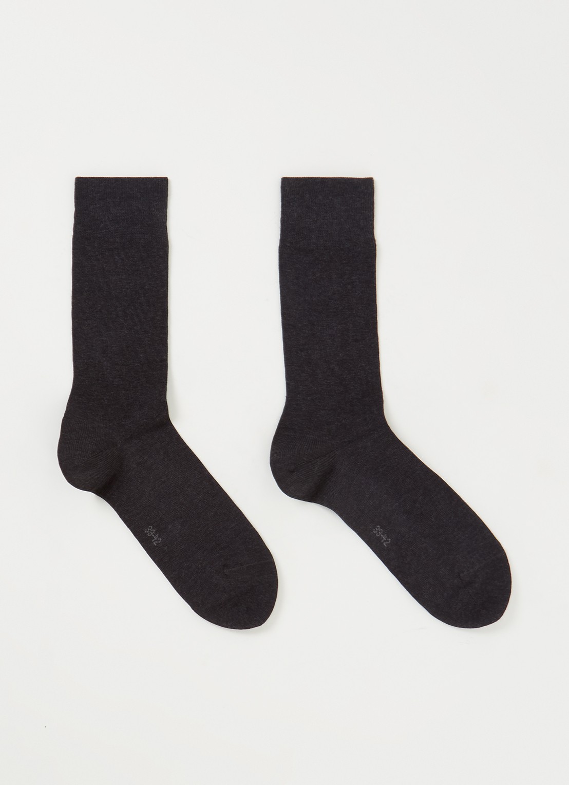 Falke Swing sokken in 2-pack - voorkant antraciet