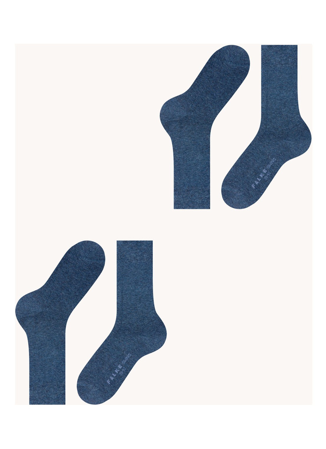 Falke Swing sokken in 2-pack - detail 2 blauw