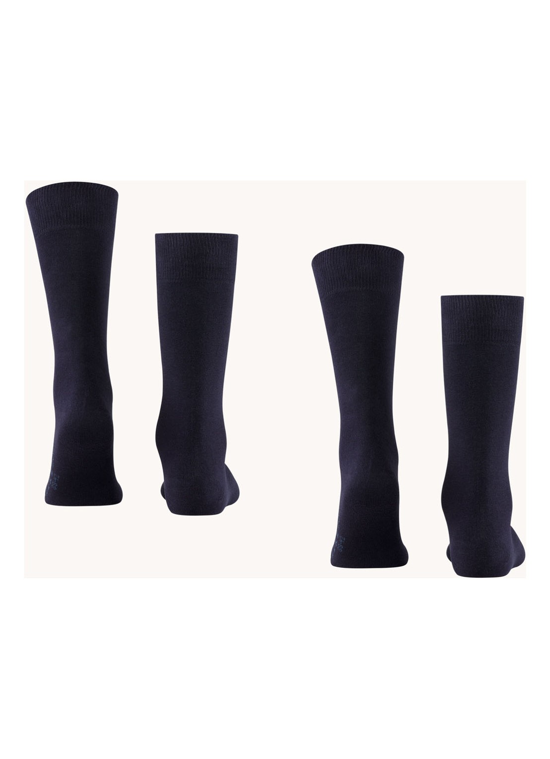 Falke Swing sokken in 2-pack - detail 3 donkerblauw