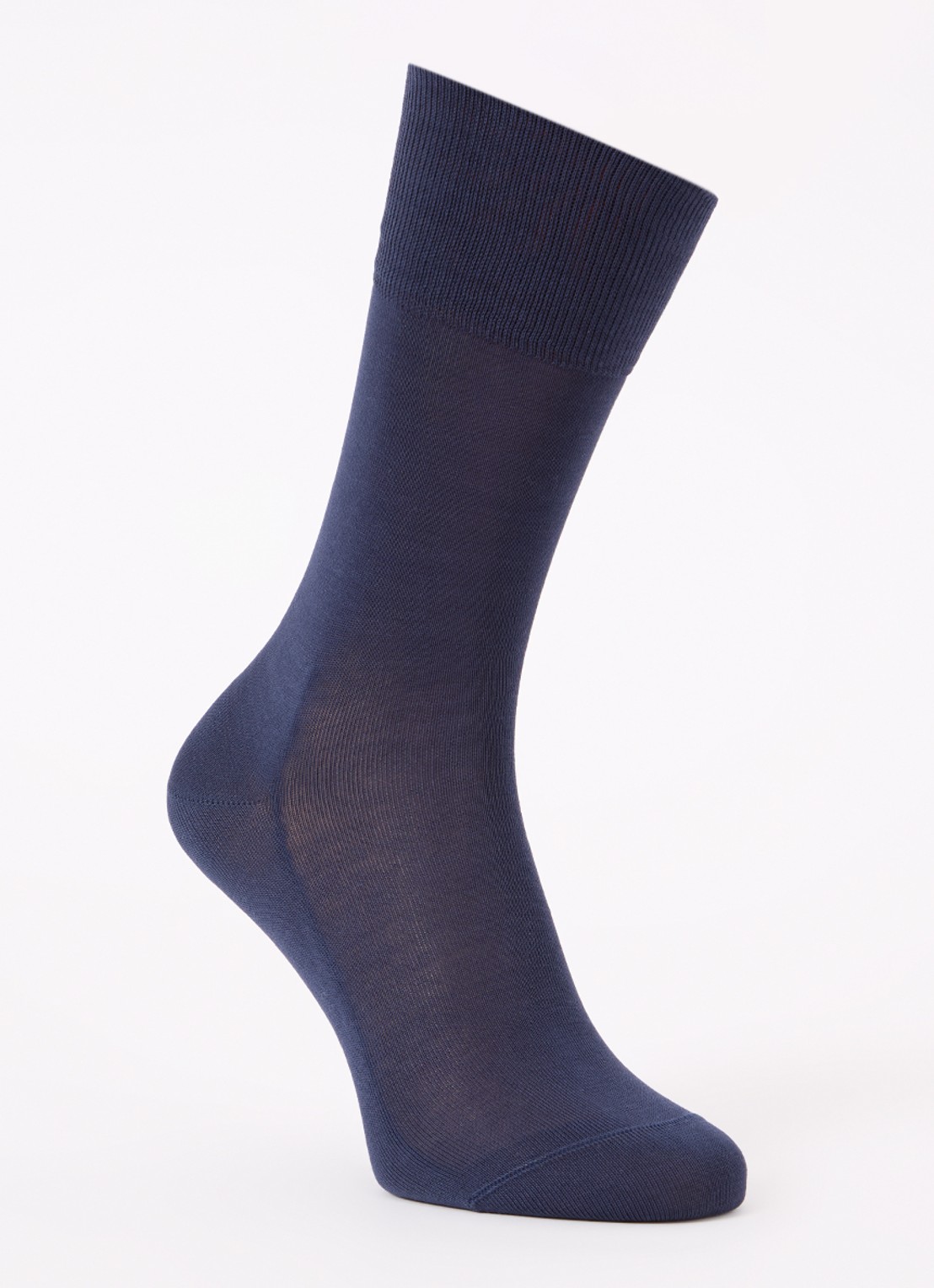 Falke Tiago sokken in katoenblend  - voorkant indigo