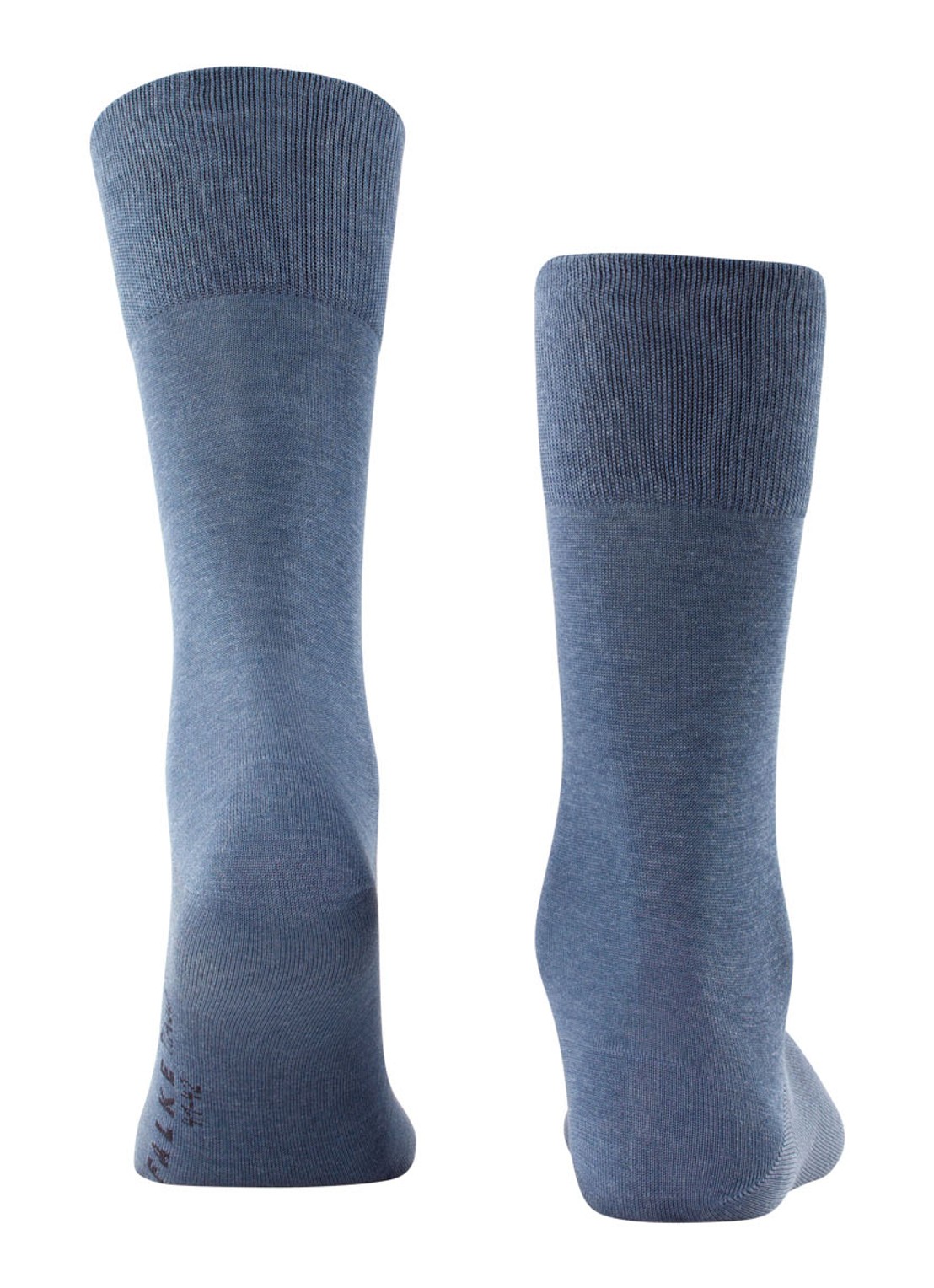 Falke Tiago sokken in uni met anti-slip - detail middenblauw