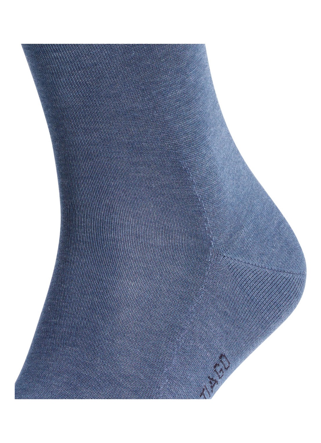 Falke Tiago sokken in uni met anti-slip - detail 4 middenblauw