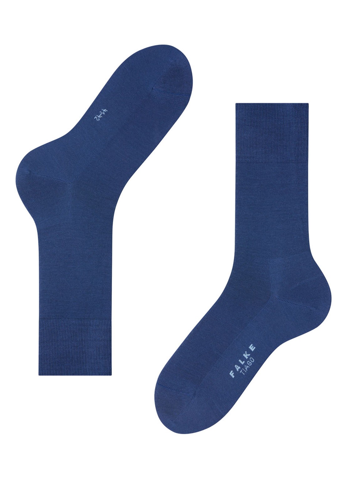 Falke Tiago sokken in uni met anti-slip - detail 2 blauw