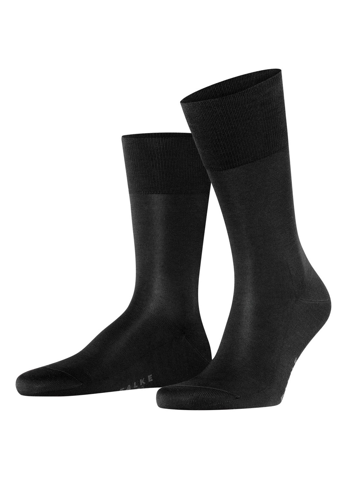 Falke Tiago sokken in uni met anti-slip - voorkant 6 zwart