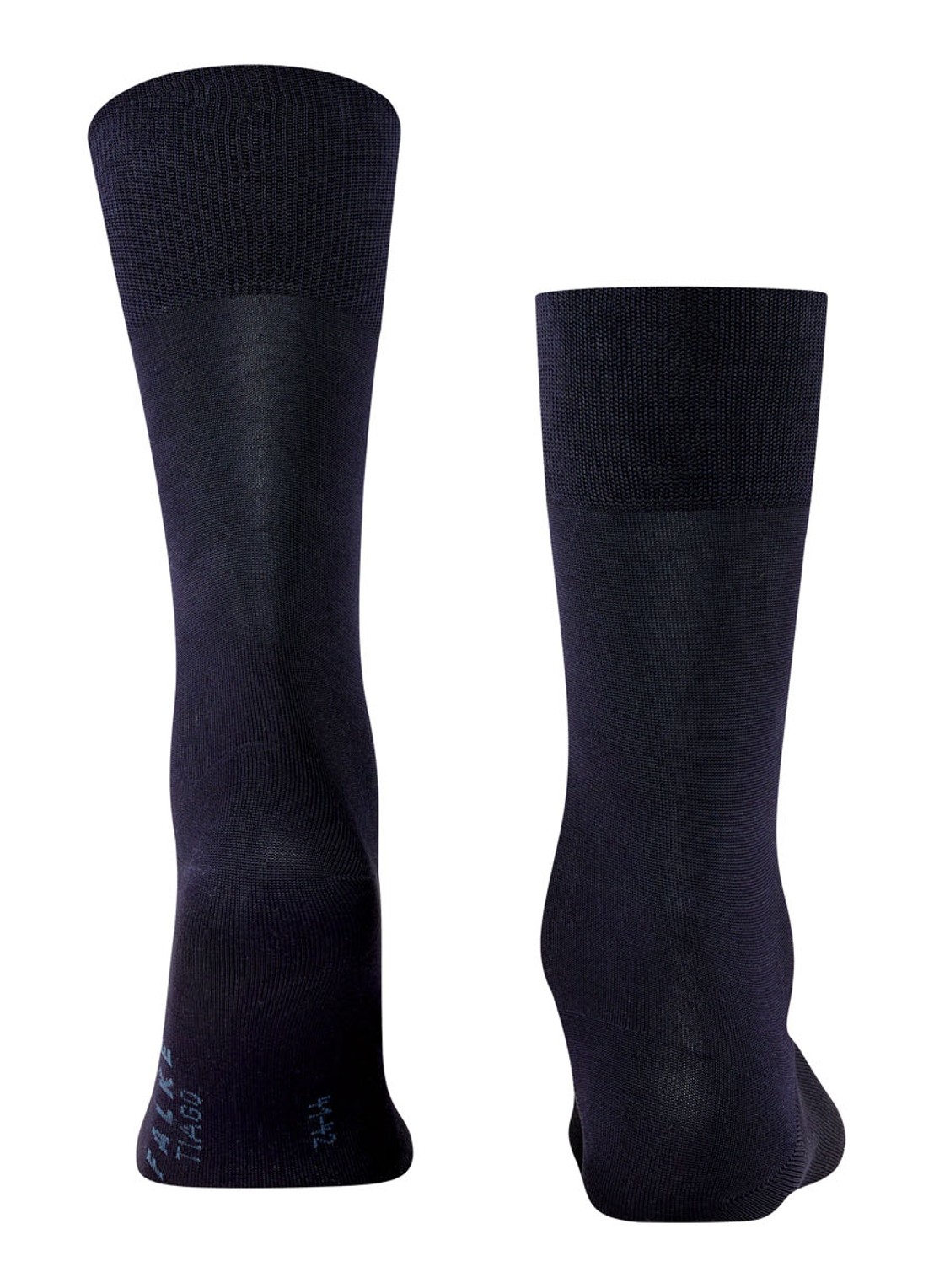 Falke Tiago sokken in uni met anti-slip - detail 3 blauw