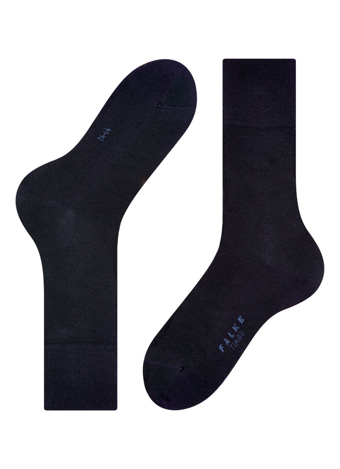 Falke Tiago sokken in uni met anti-slip - detail 4 blauw
