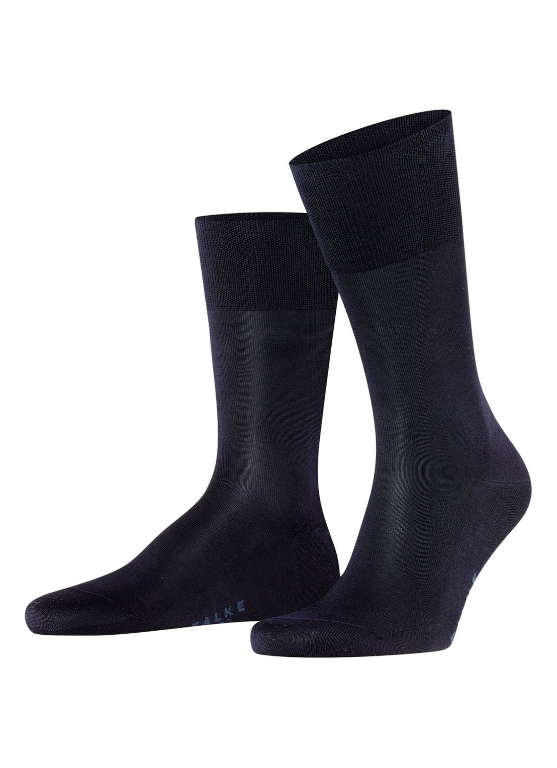 Falke Tiago sokken in uni met anti-slip - voorkant blauw