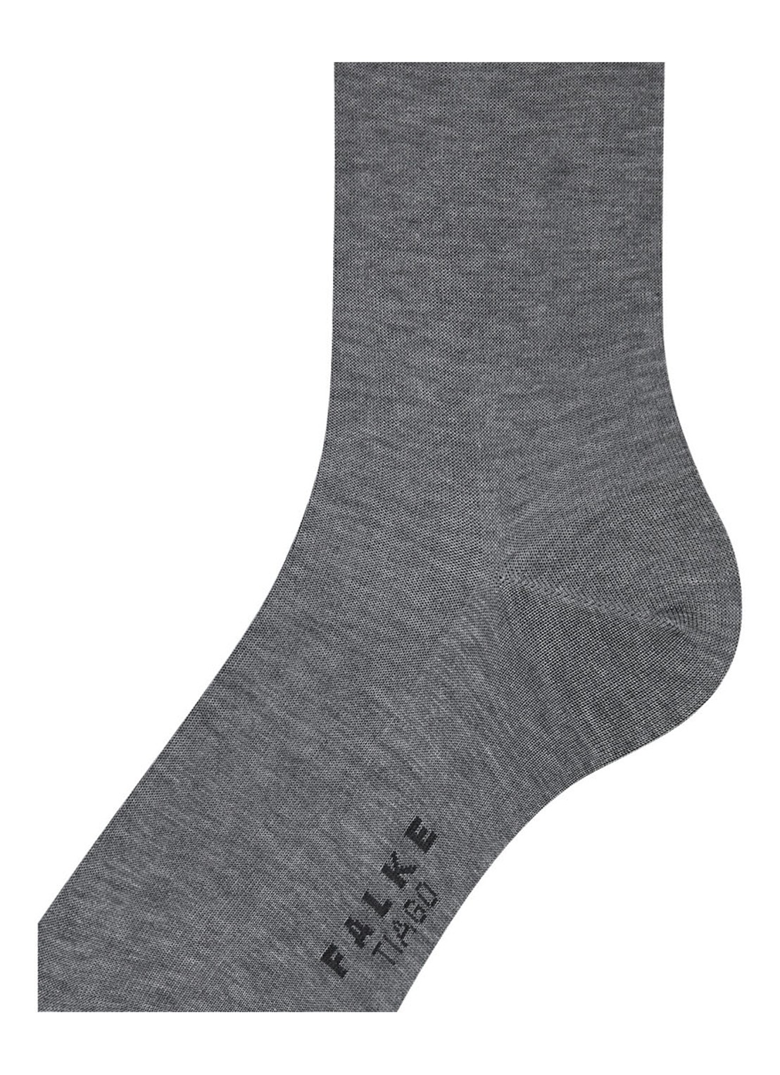 Falke Tiago sokken in uni met anti-slip - detail 3 grijs