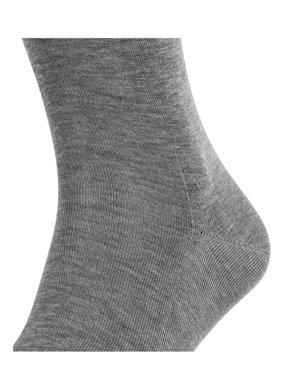Falke Tiago sokken in uni met anti-slip - detail 4 grijs