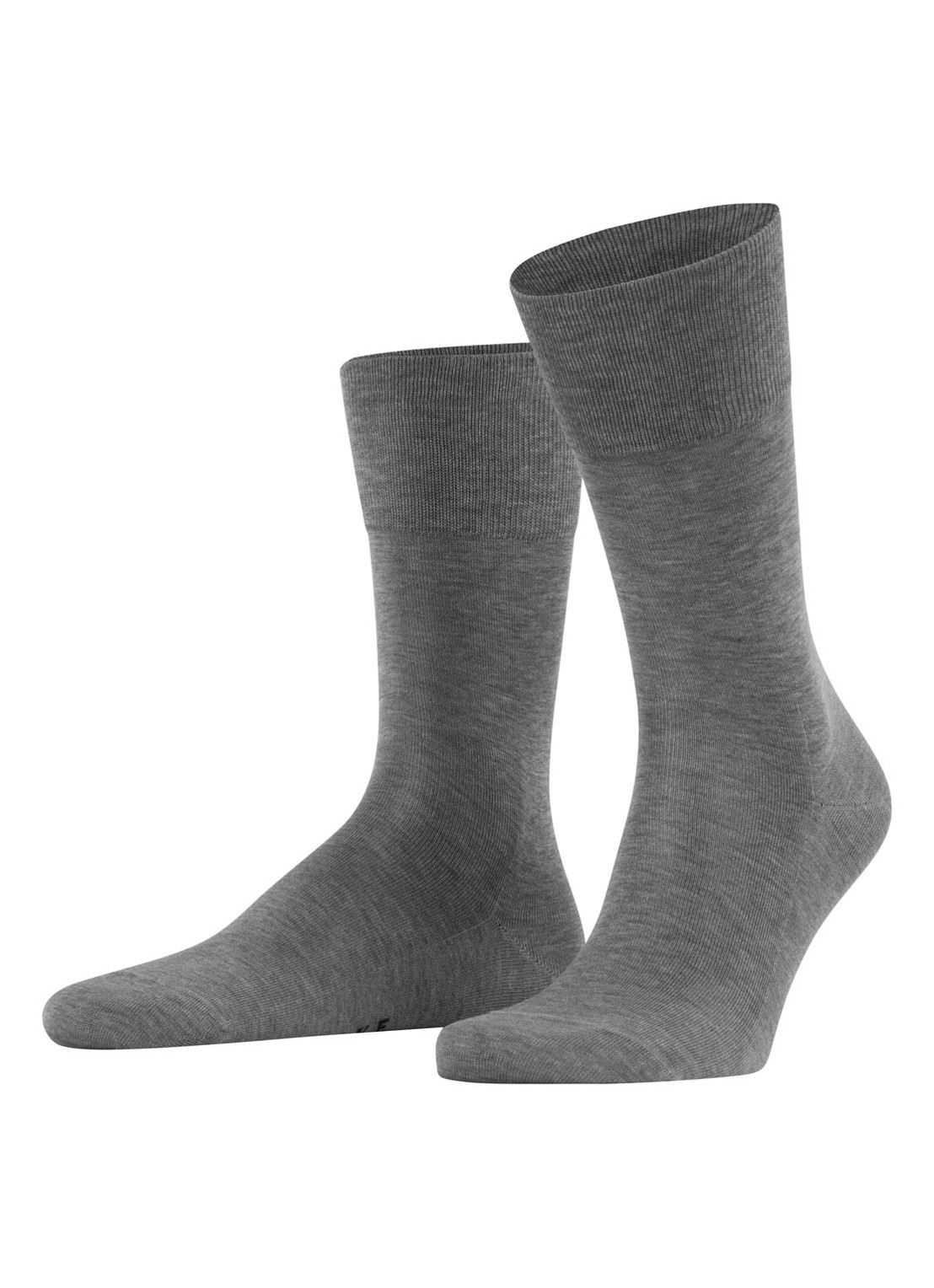 Falke Tiago sokken in uni met anti-slip - voorkant 6 grijs