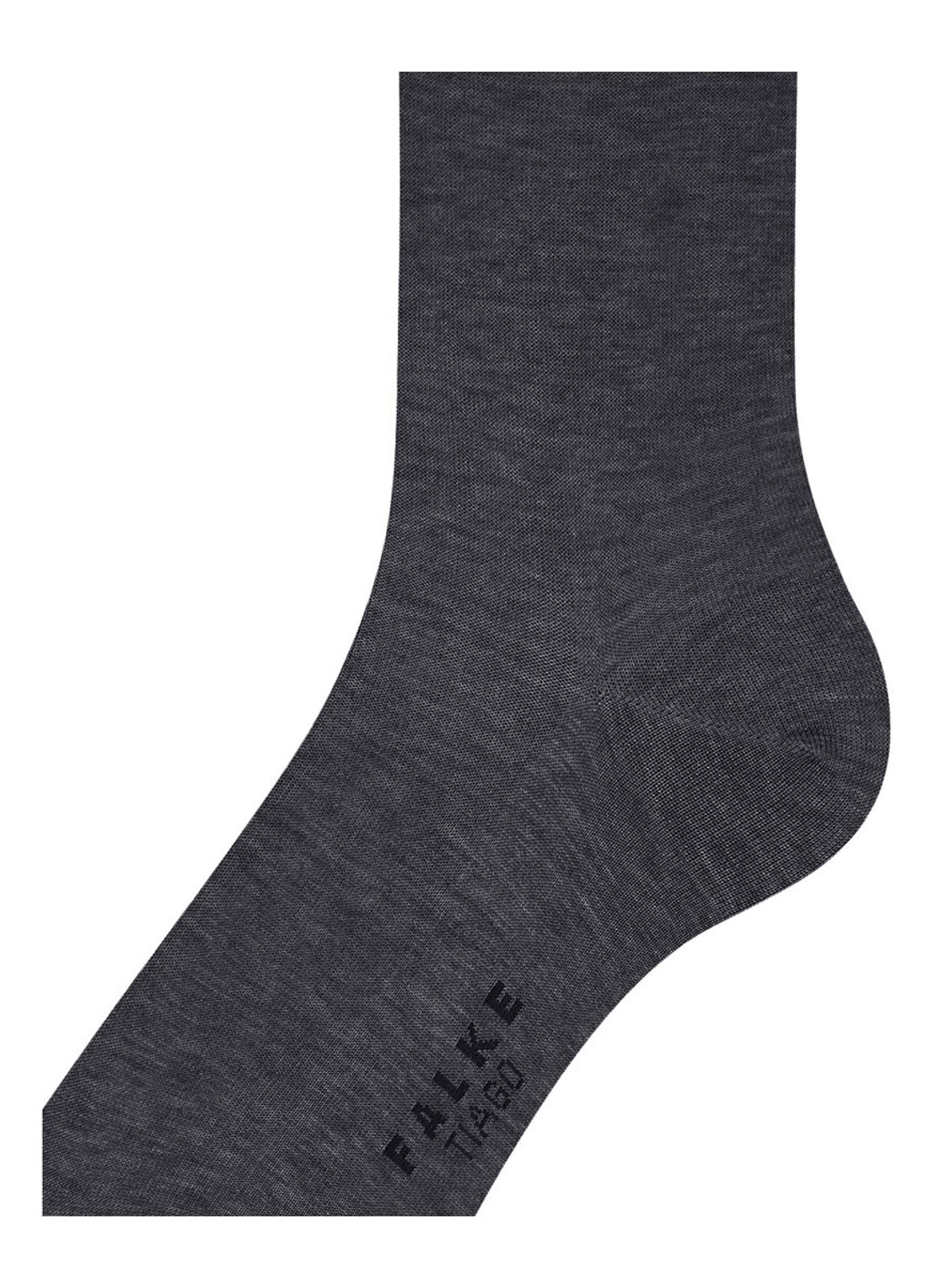 Falke Tiago sokken in uni met anti-slip - detail 3 antraciet