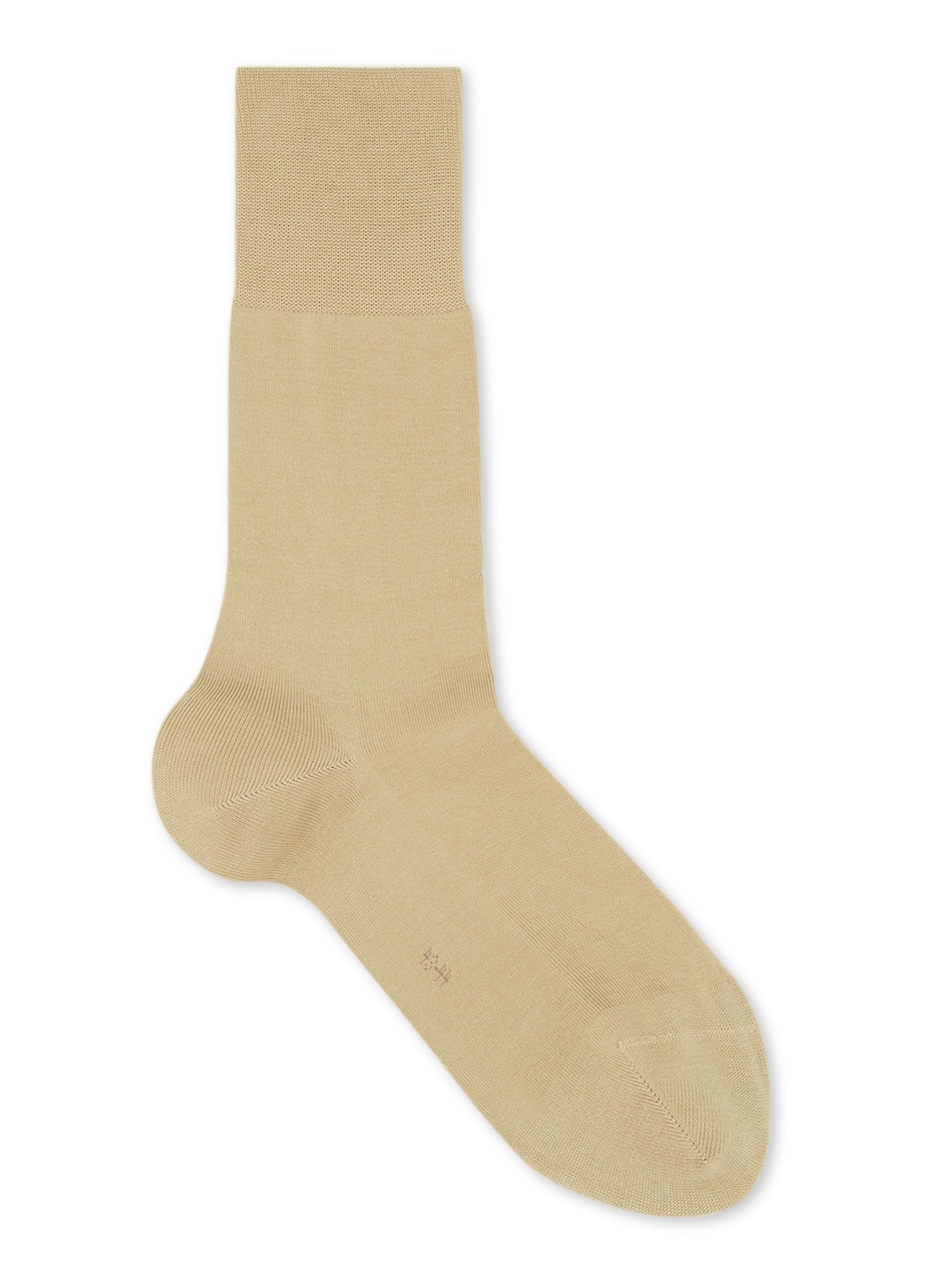 Falke Tiago sokken met anti-slip onderzijde - voorkant beige