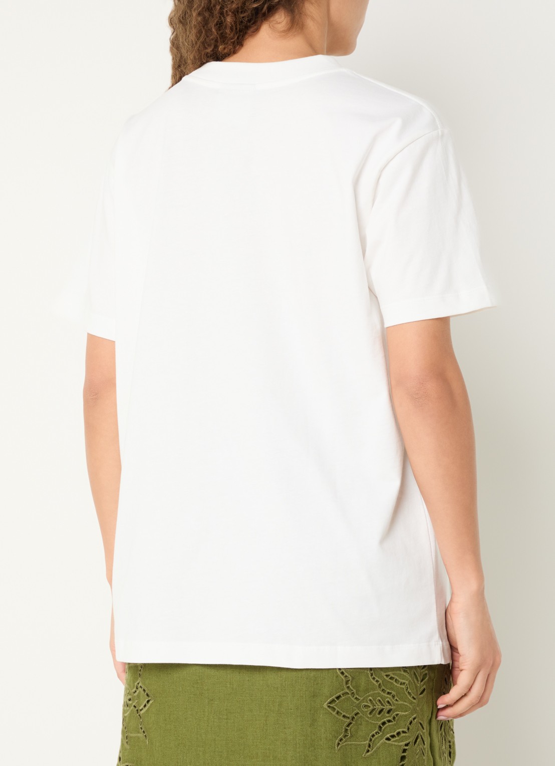 Farm Rio Abya T-shirt met print - achterkant 4 gebroken wit