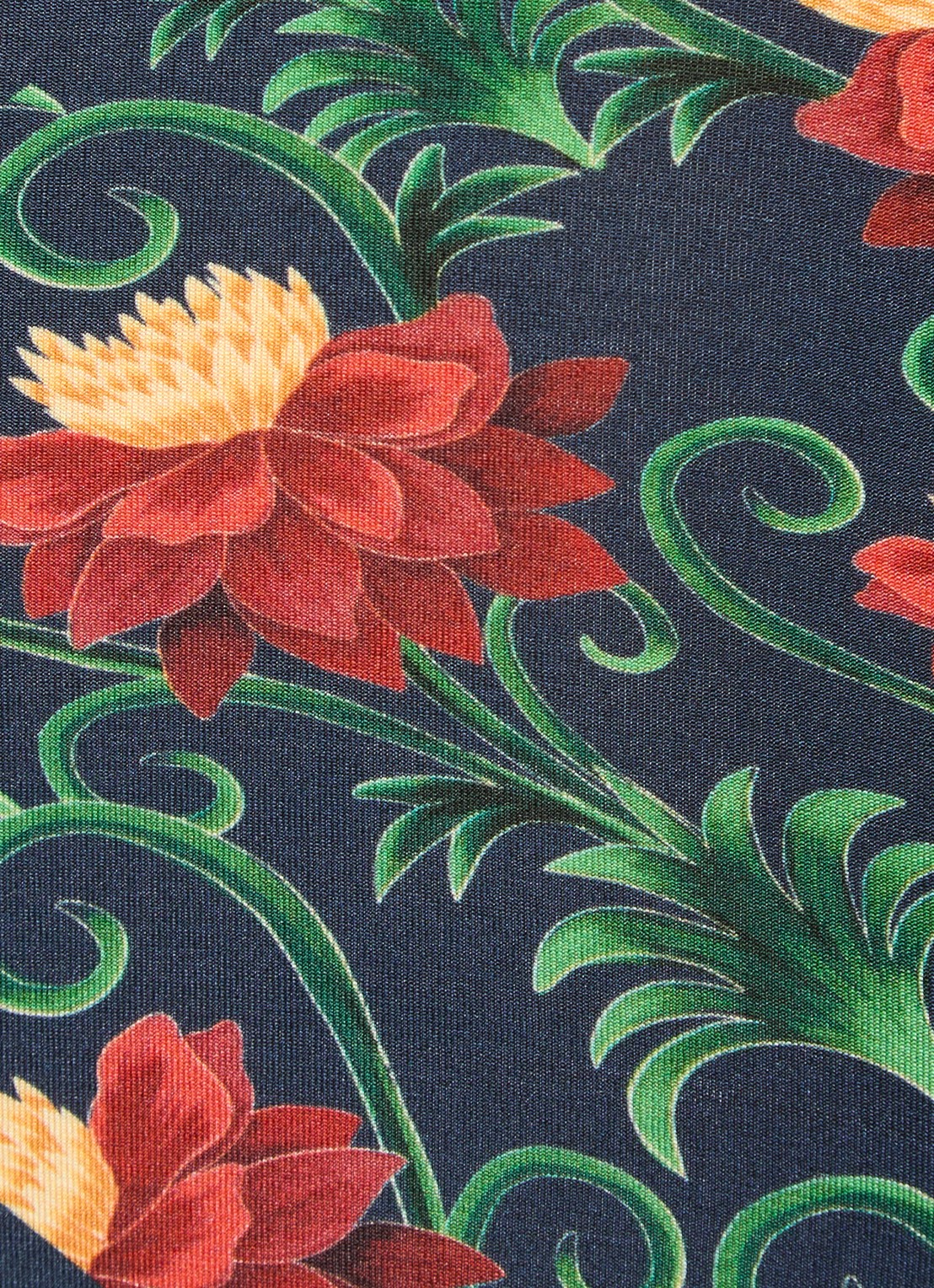 Farm Rio Arabesque top met print - detail 2 zwart