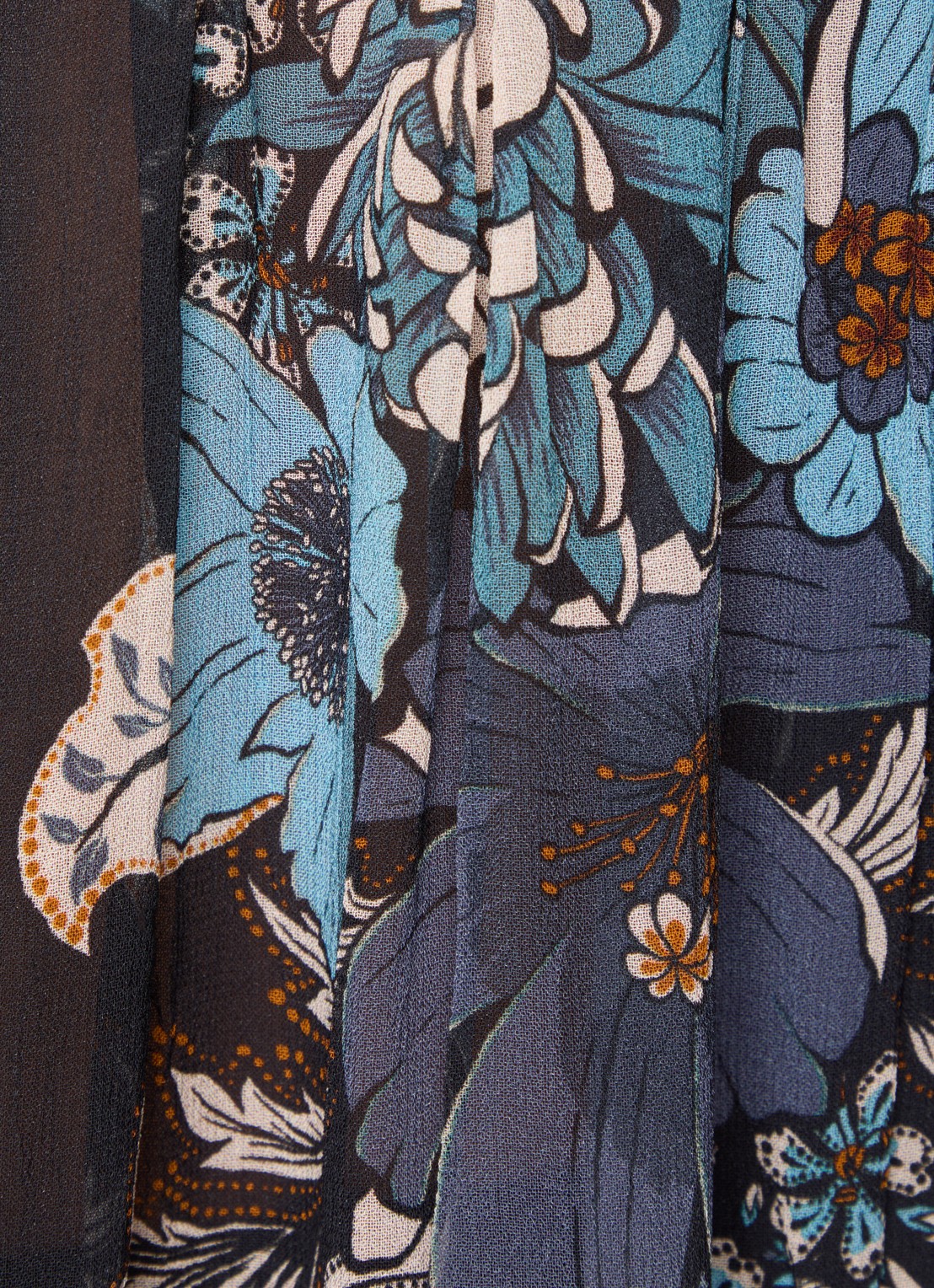 Farm Rio Blossom tuniek met bloemenprint - detail 5 donkerblauw