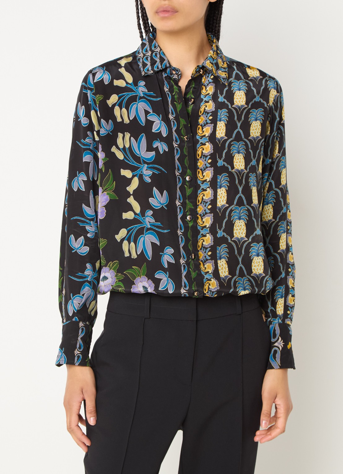 Farm Rio Garden blouse met print - detail zwart