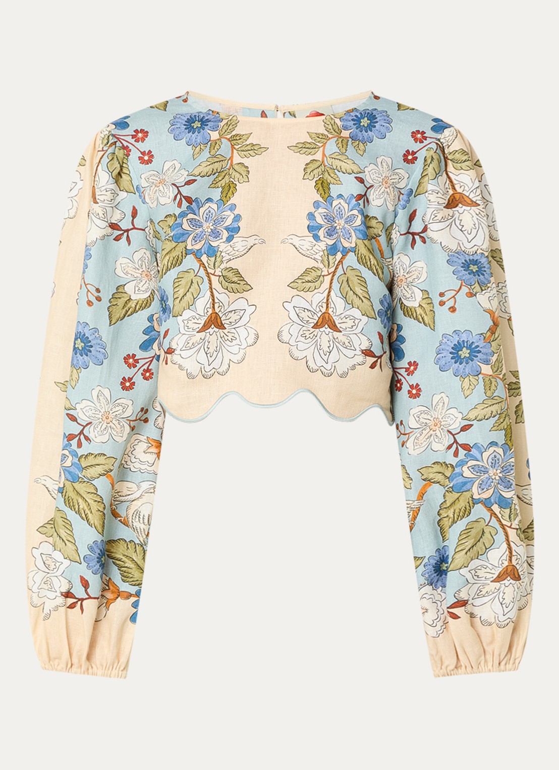 Farm Rio Garden tuniek met print - voorkant vanillegeel