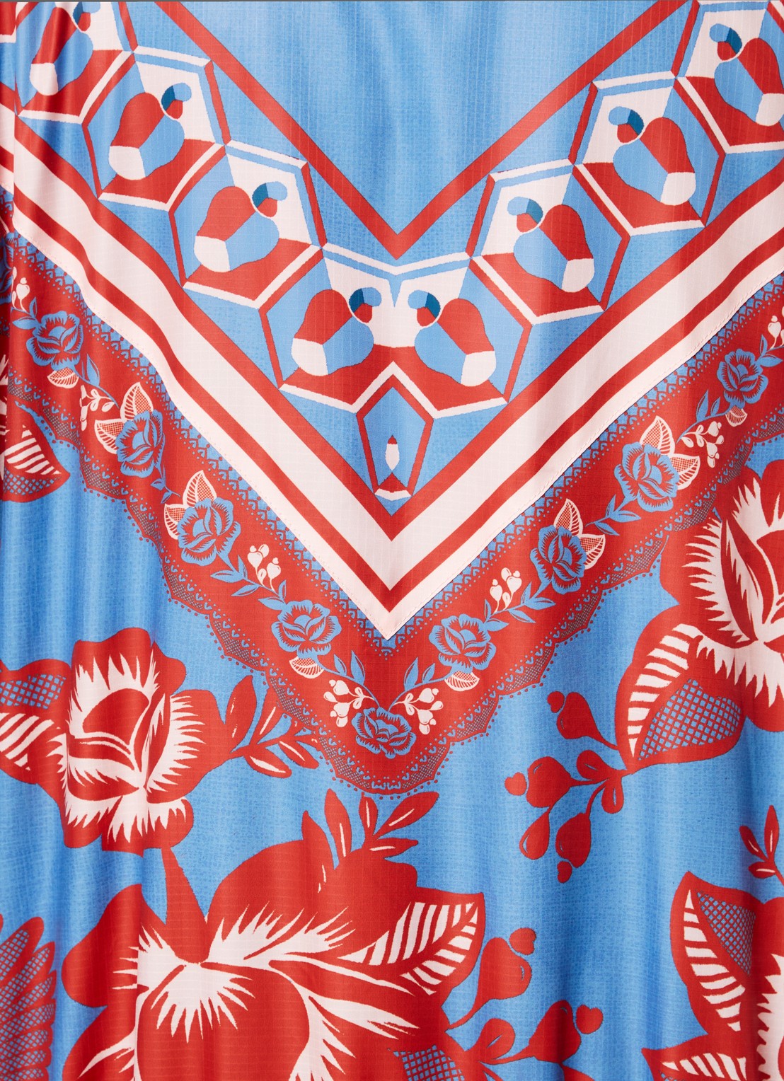 Farm Rio Lace Garden jack met steekzakken - detail 4 blauw