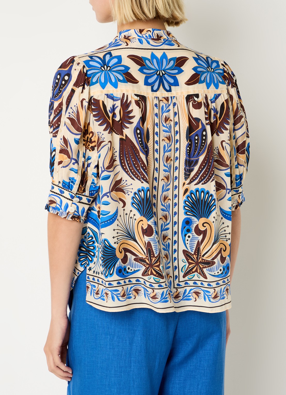 Farm Rio Nature Land tuniek met print - achterkant 2 beige