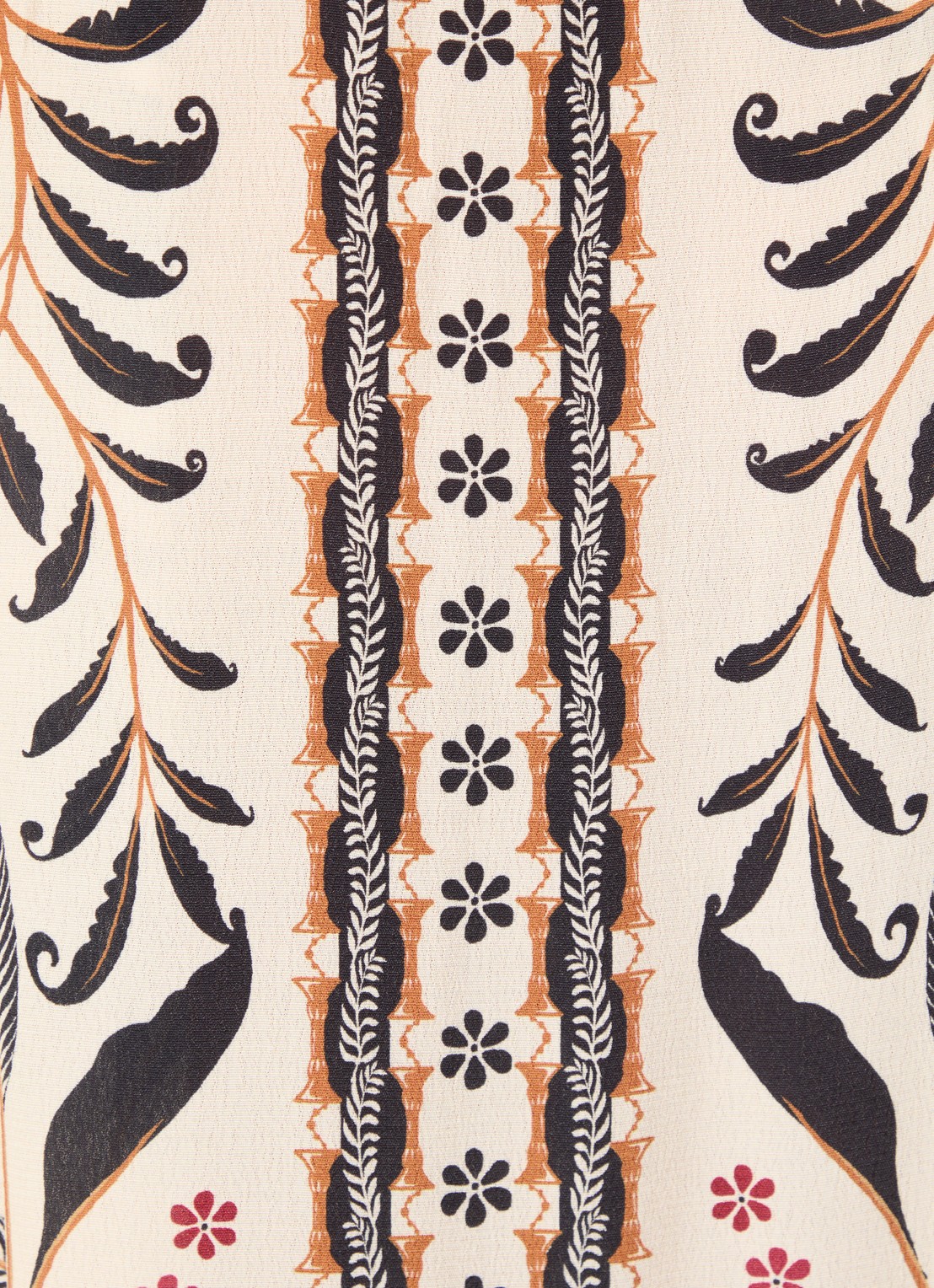 Farm Rio Nature midi blousejurk met bloemenprint - detail 4 beige
