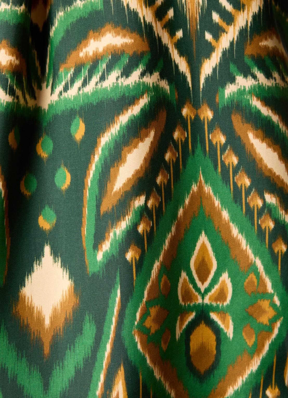 Farm Rio Pineapple blouse met print - detail 5 donkergroen
