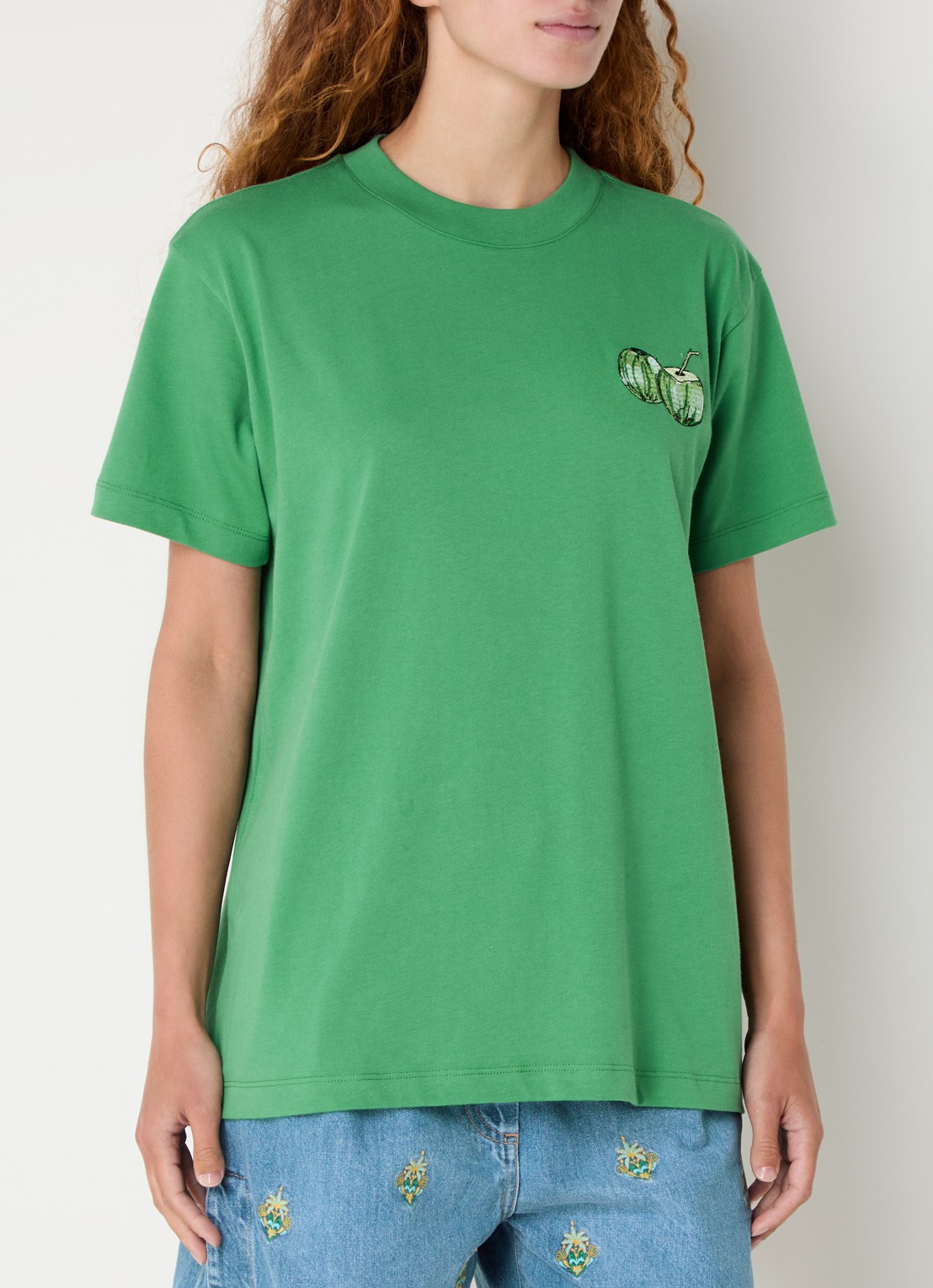 Farm Rio T-shirt met front- en backprint - achterkant 4 groen