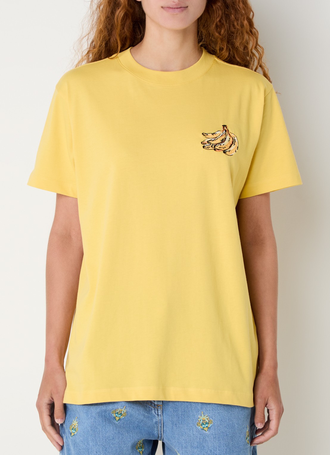 Farm Rio T-shirt met front- en backprint - achterkant 4 geel