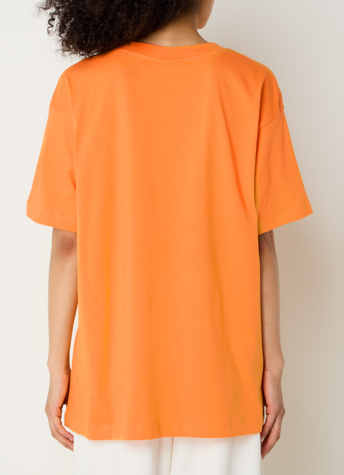 Farm Rio T-shirt met logoprint - achterkant 4 oranje
