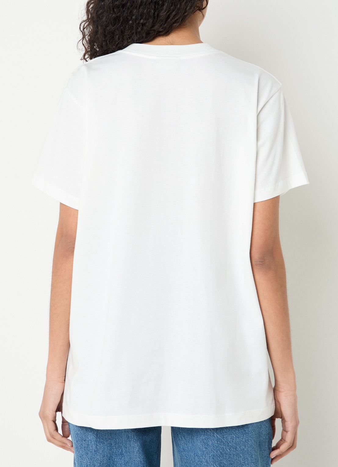 Farm Rio T-shirt met logoprint - achterkant 2 gebroken wit