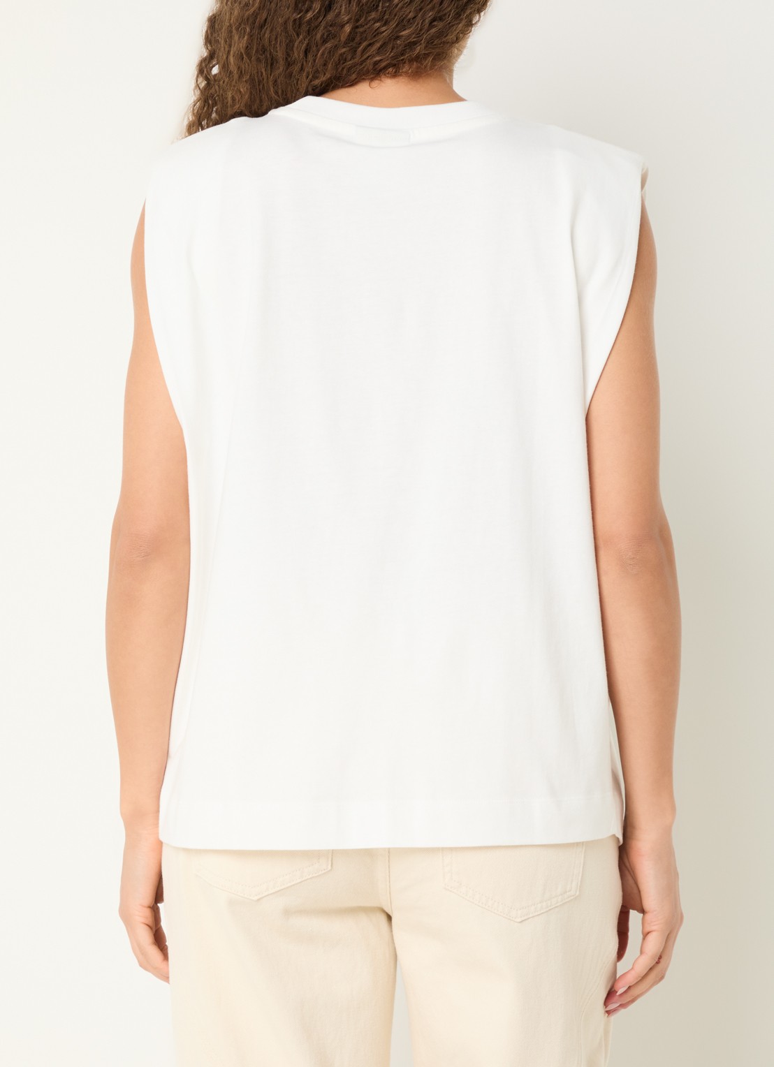 Farm Rio T-shirt met print - achterkant gebroken wit