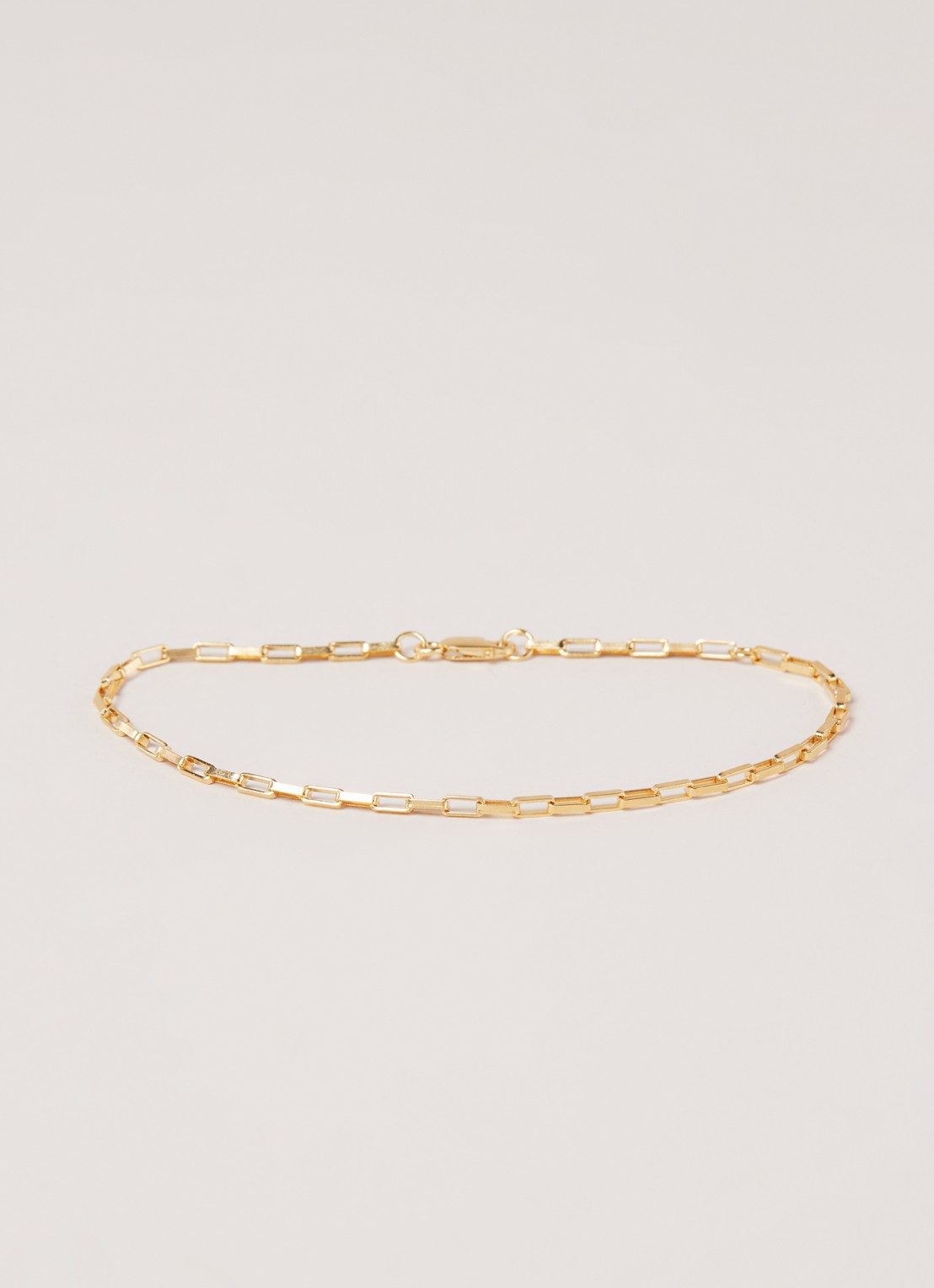 Fashionology Long Link schakelarmband verguld - voorkant 2 goud