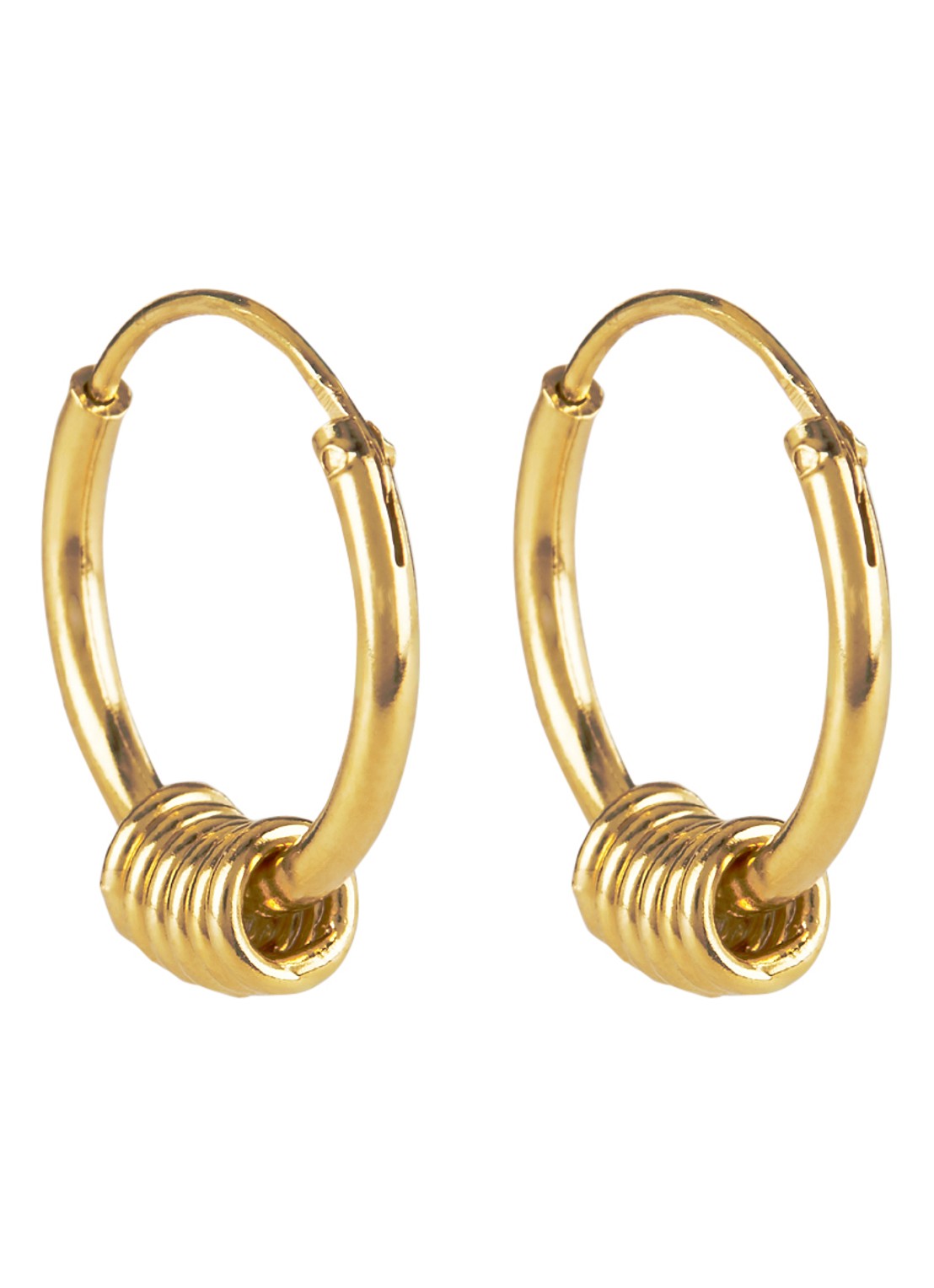 Fashionology Oorringen verguld - voorkant 2 goud