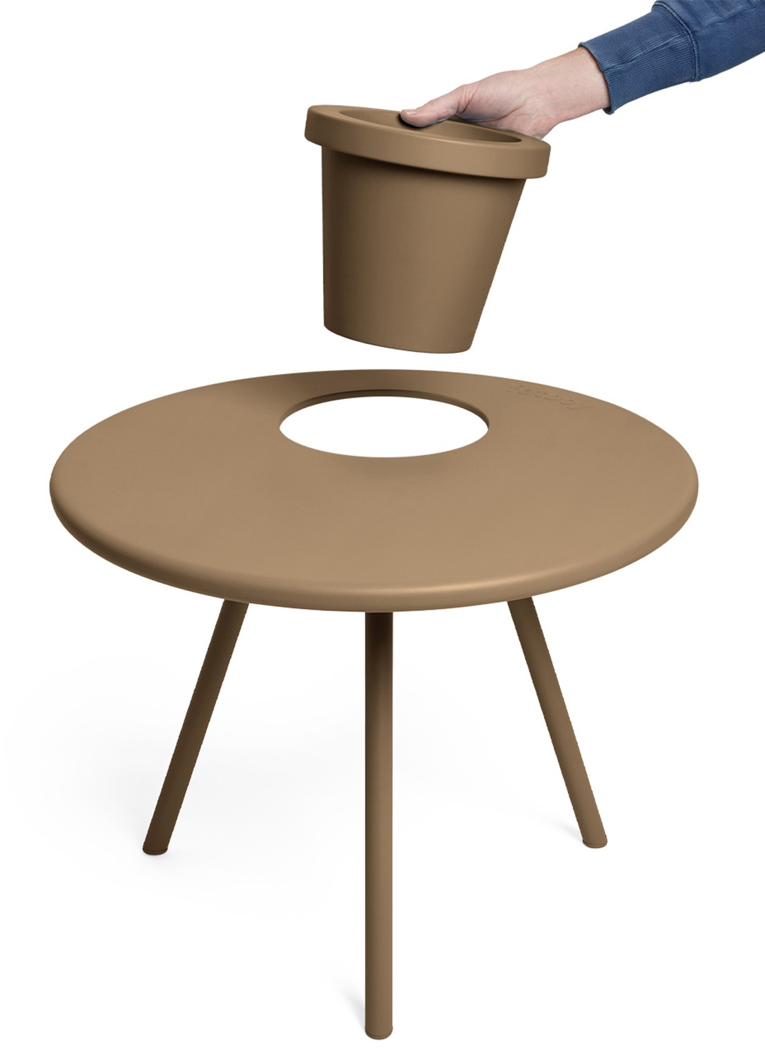 Fatboy Bakkes bijzettafel 49 cm - detail 3 bruin