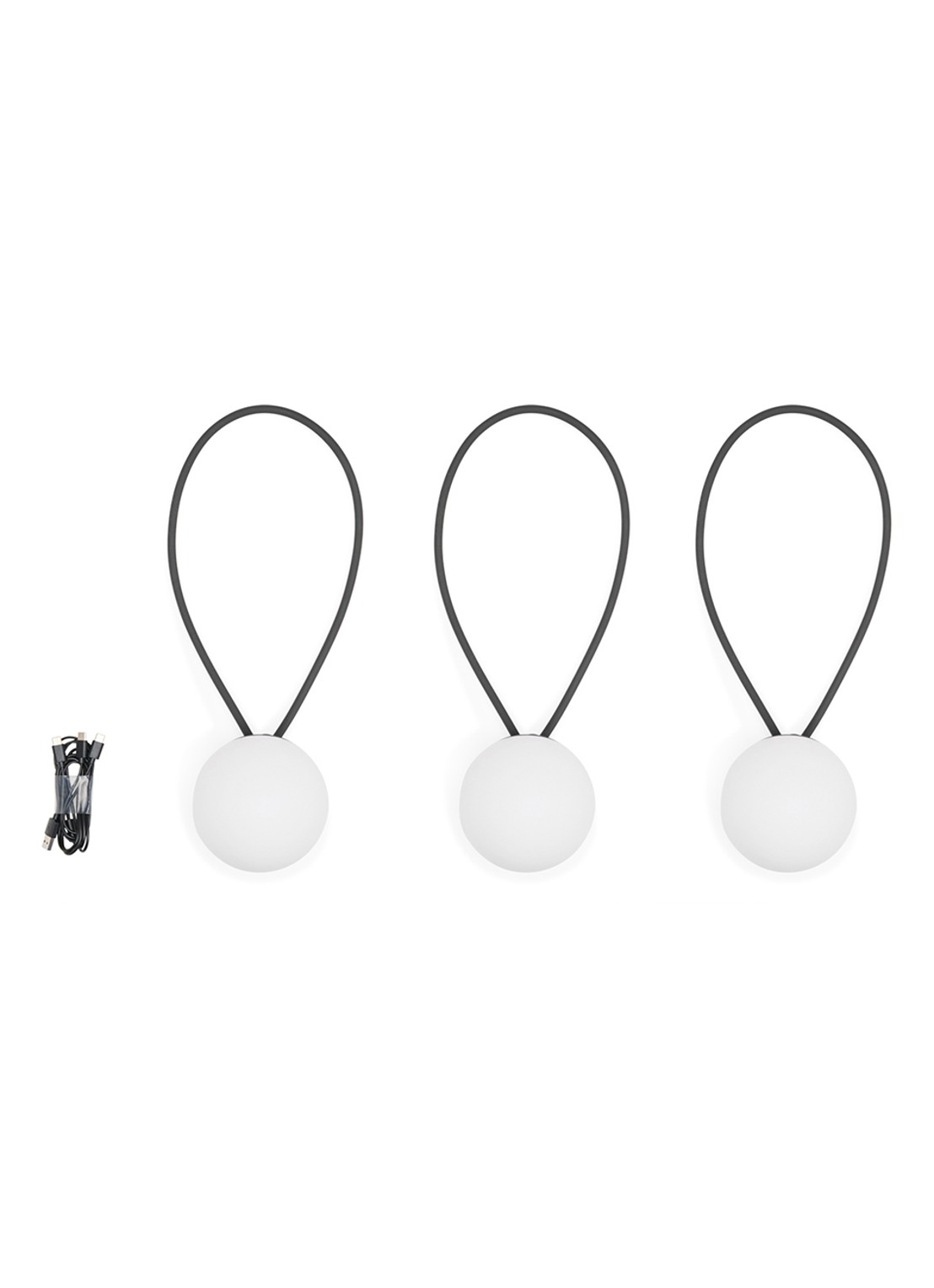Fatboy Bolleke Mini ledverlichting set van 3 - detail grijs