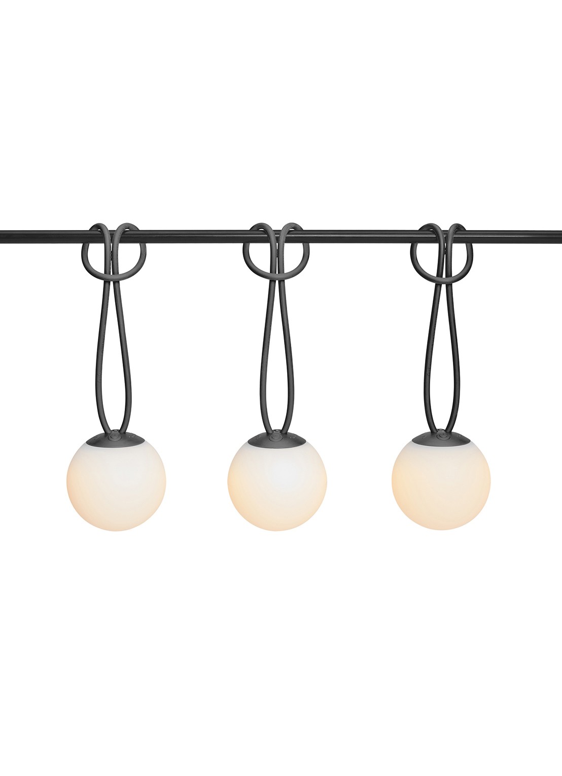 Fatboy Bolleke Mini ledverlichting set van 3 - voorkant 3 grijs