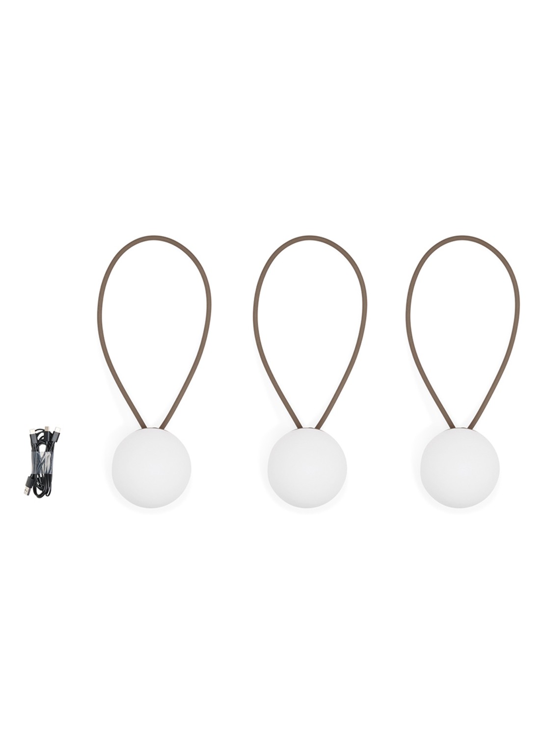 Fatboy Bolleke Mini ledverlichting set van 3 - detail taupe