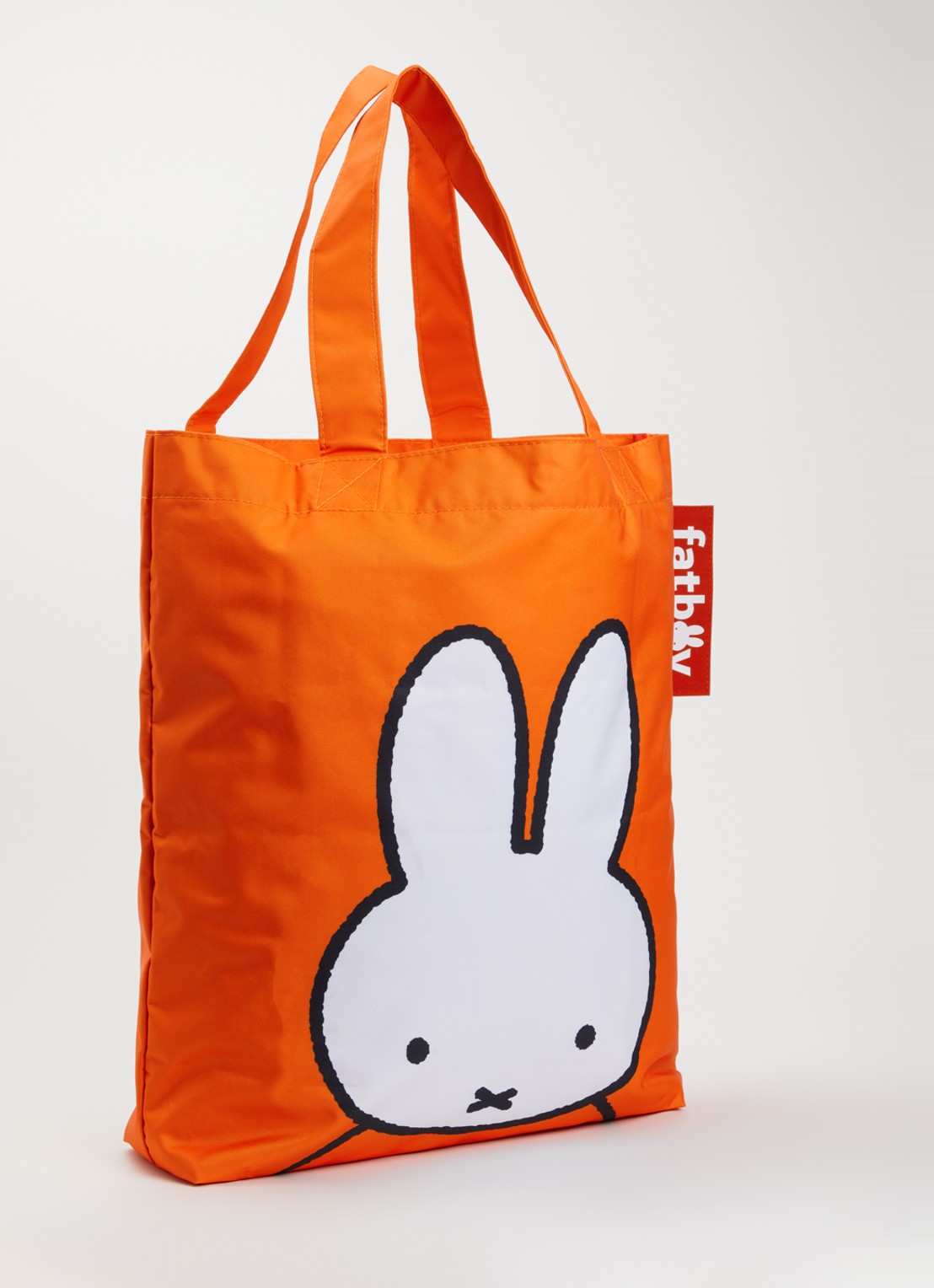 Fatboy Carry-All Nijntje shopper met logo en print - achterkant 5 oranje