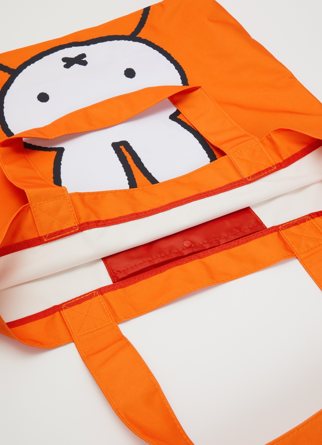 Fatboy Carry-All Nijntje shopper met logo en print - detail 2 oranje