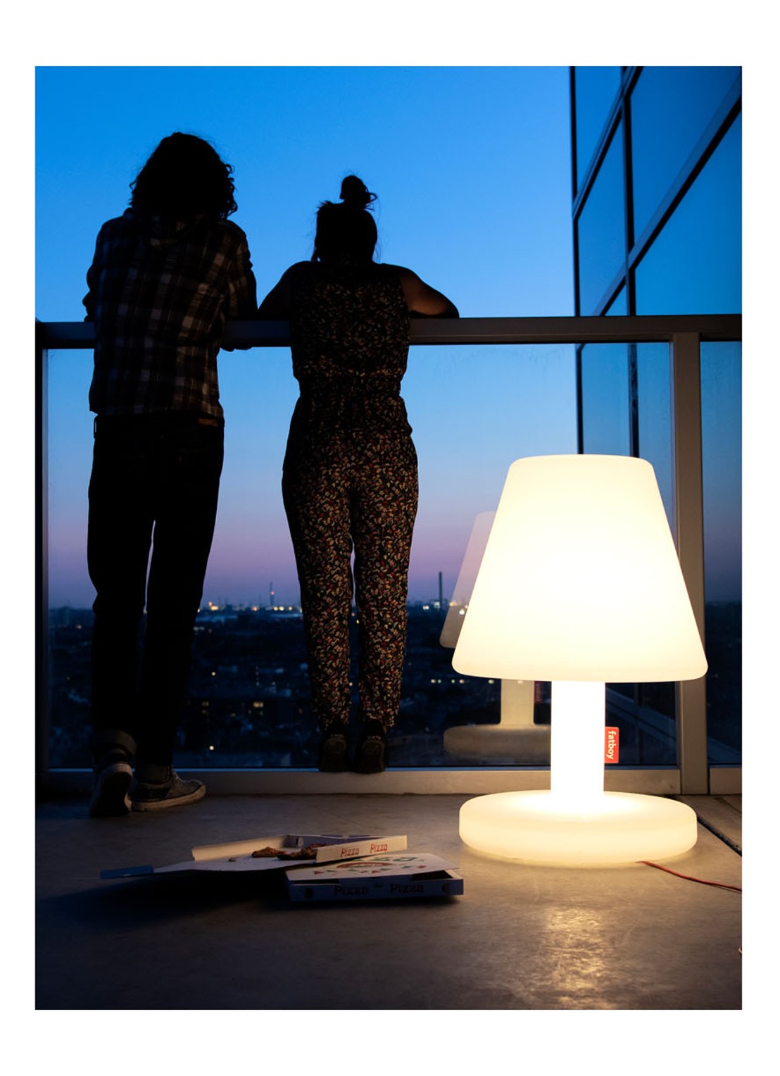 Fatboy Edison the Grand vloerlamp 90 cm - voorkant 2 wit