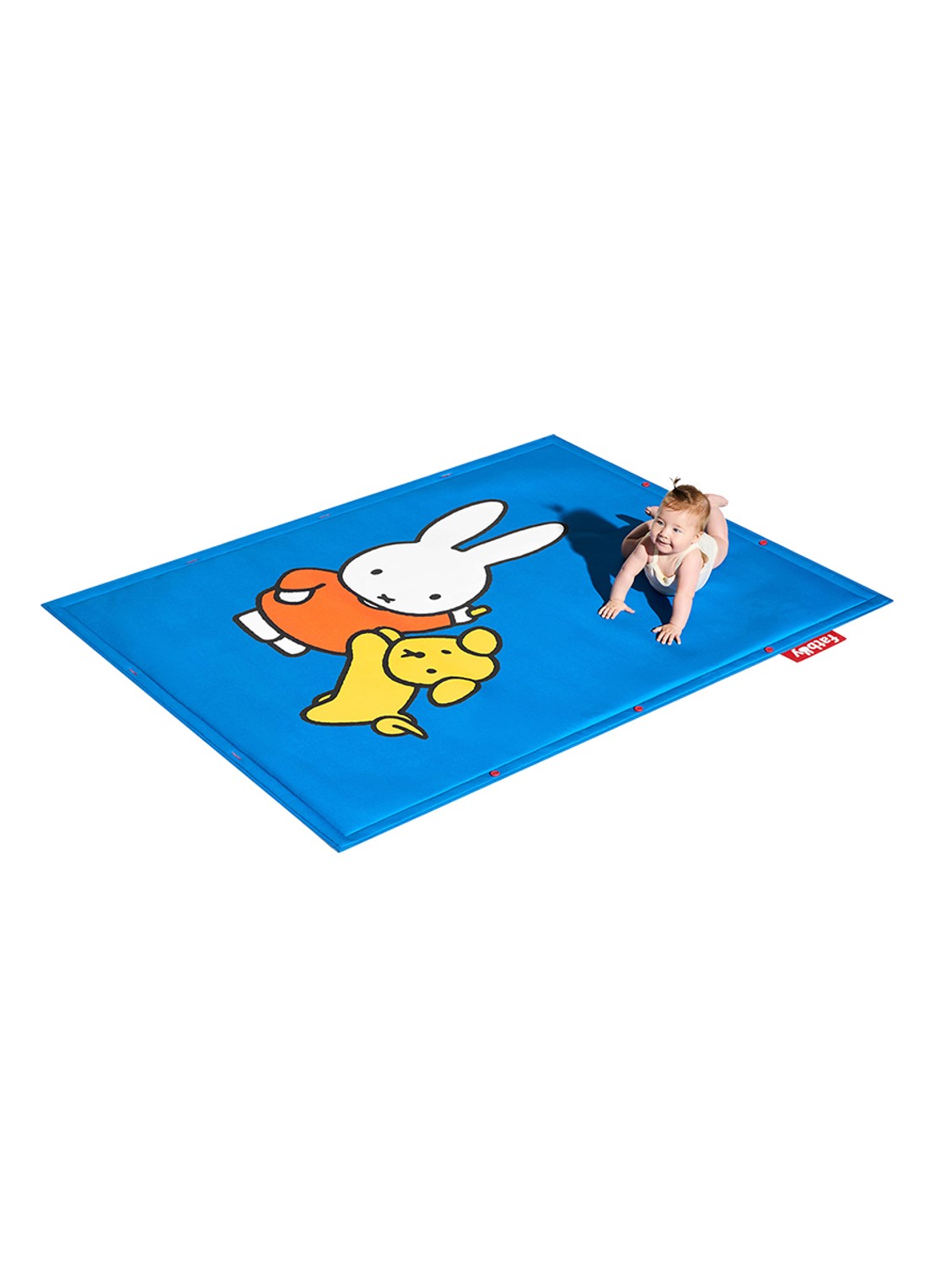 Fatboy Nijntje vloerkleed 180 x 140 cm - voorkant 3 blauw