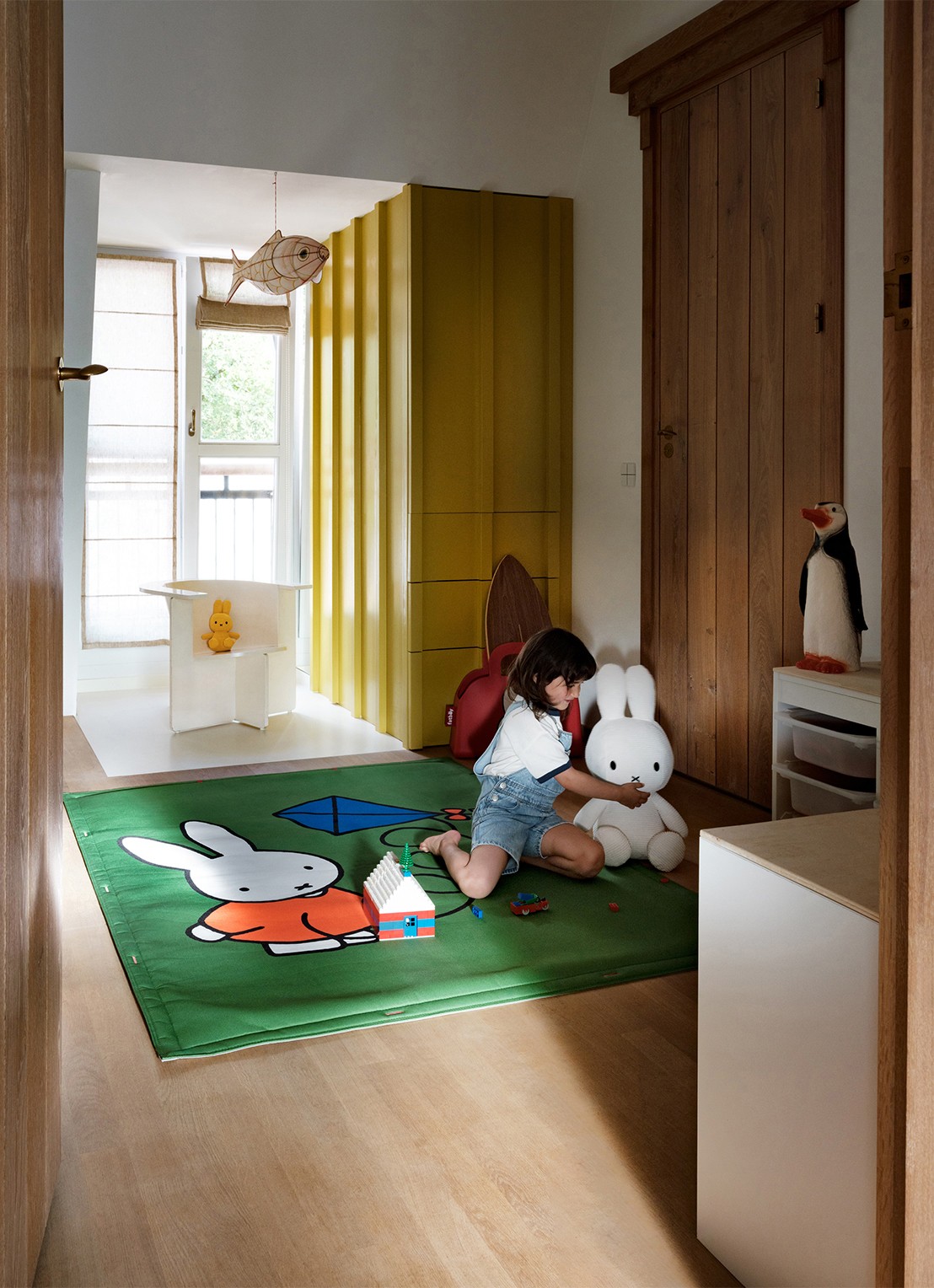 Fatboy Nijntje vloerkleed 180 x 140 cm - voorkant 4 groen